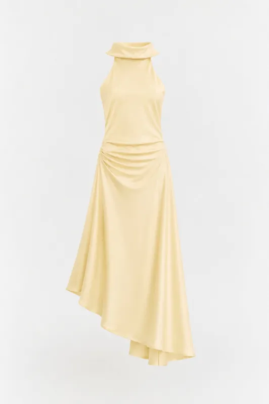 Monica Satin Midi Dress made by Simkhai