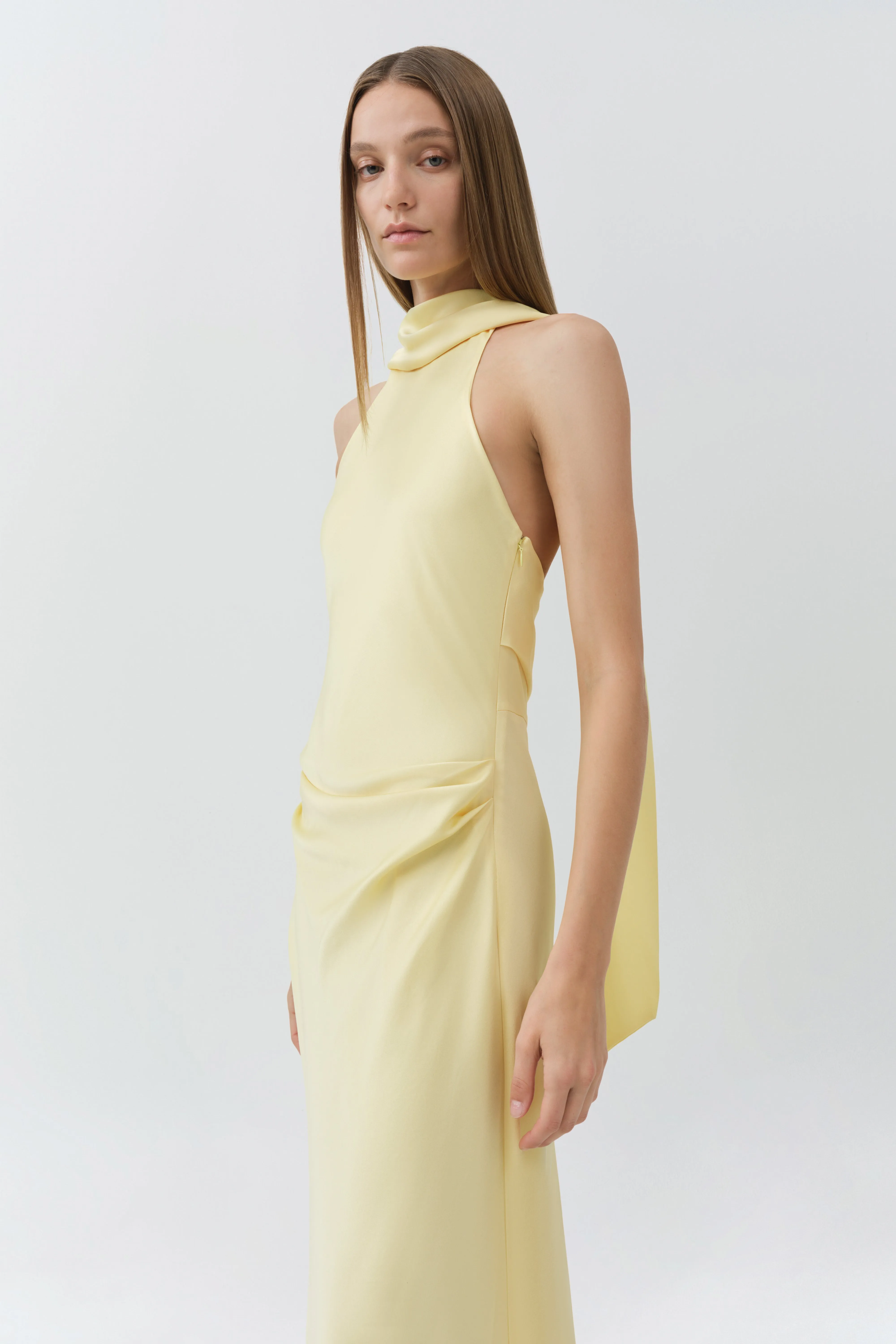 Monica Satin Midi Dress sold by Simkhai product image thumbnail 3