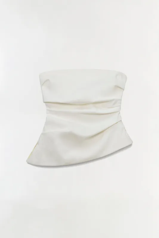 Emerson Ruched Bustier Top made by Simkhai