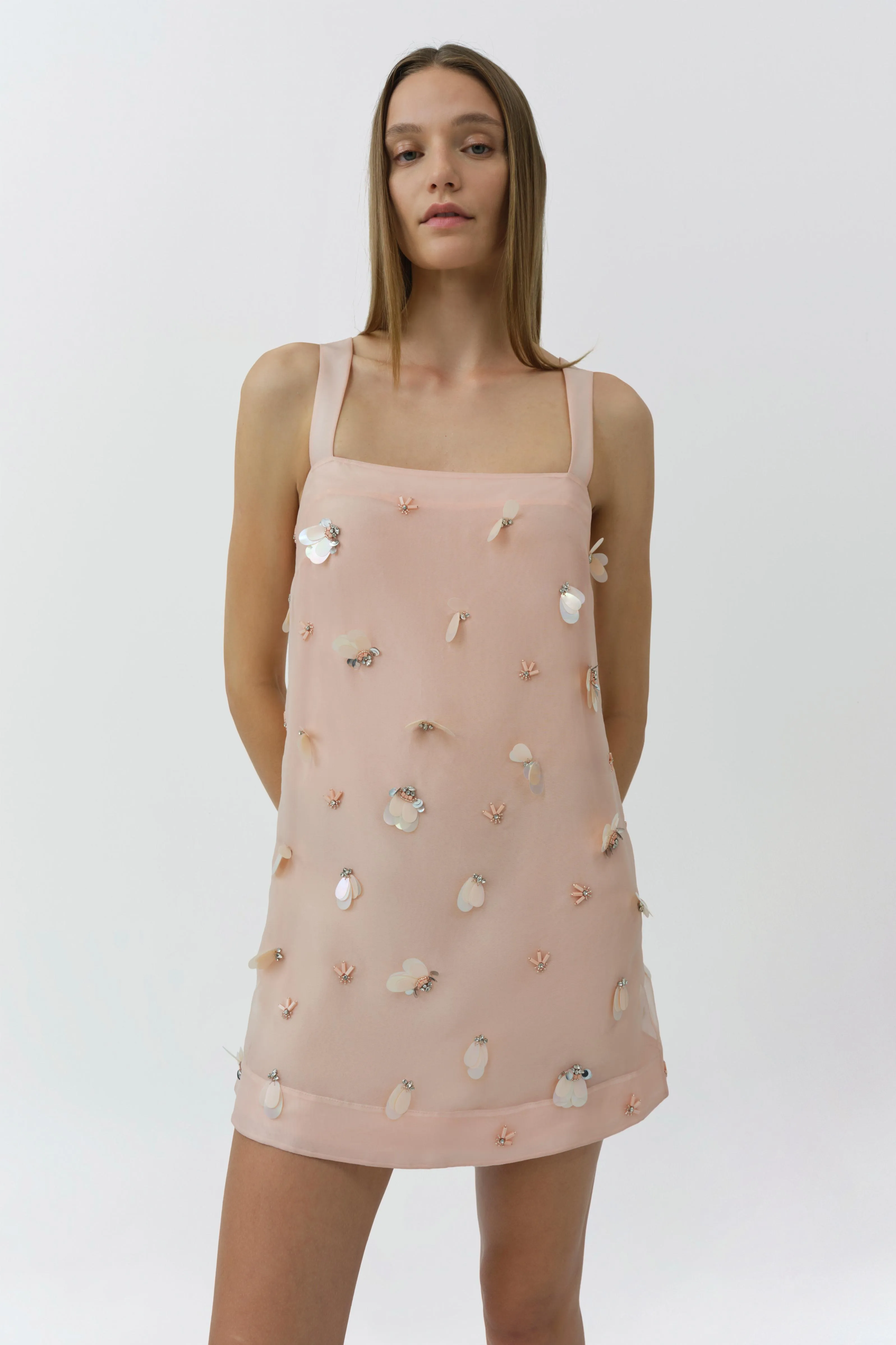 Sumi Embellished Organza Mini Dress sold by Simkhai product image thumbnail 3