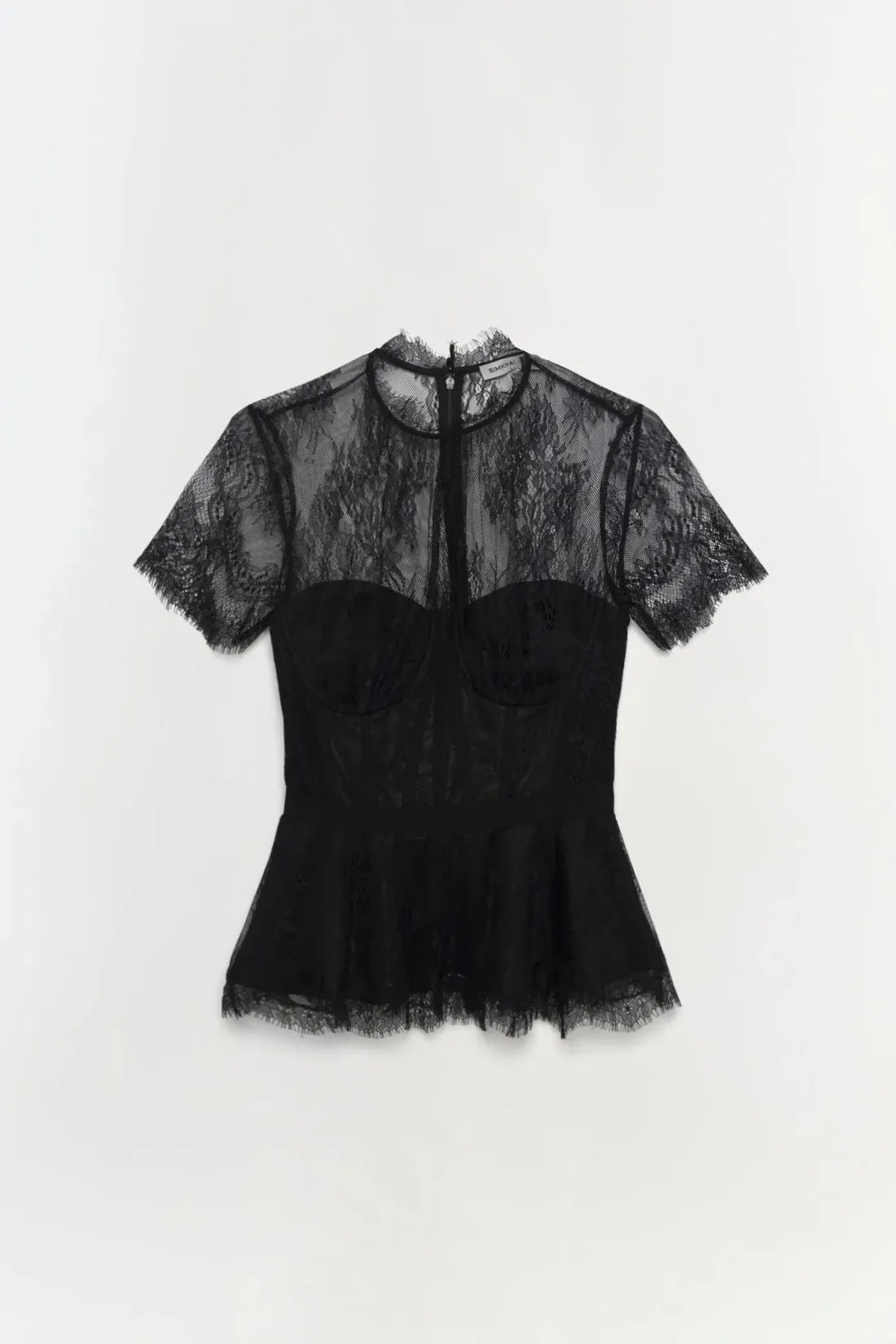 Signature Kehlani Lace Bustier Top sold by Simkhai