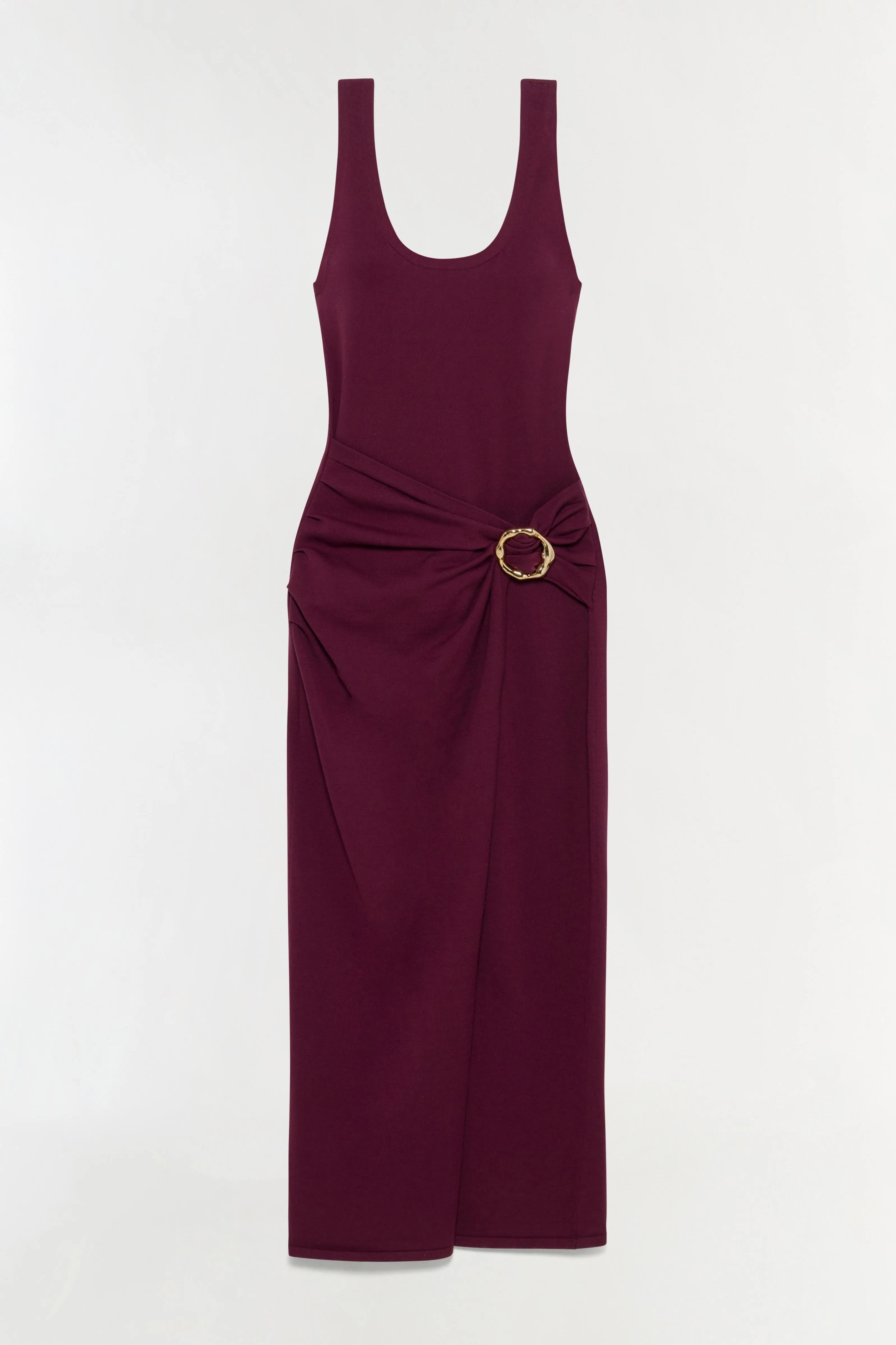 Genne Draped Knit Midi Dress sold by Simkhai