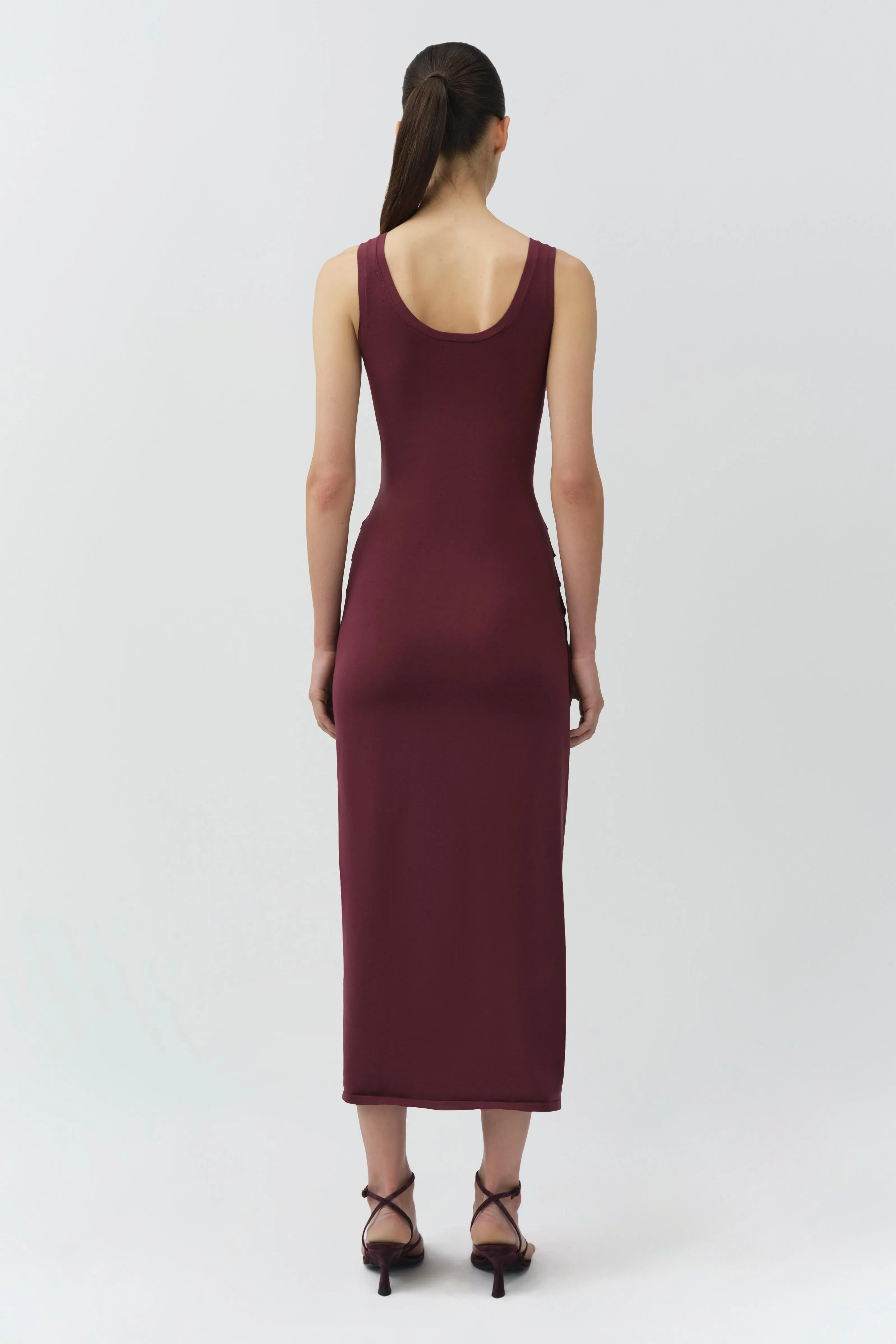 Genne Draped Knit Midi Dress sold by Simkhai product image thumbnail 5