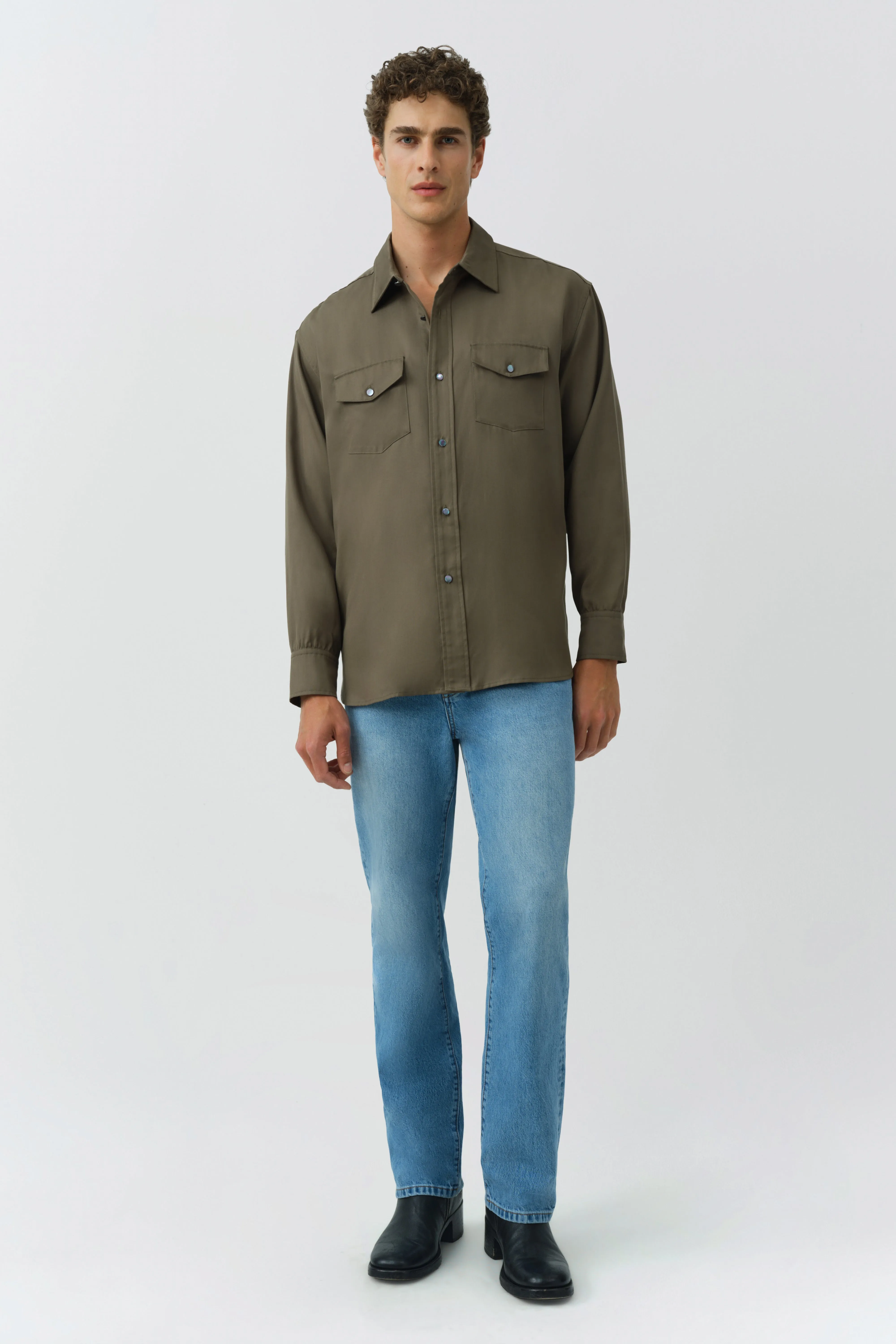Carter Refined Workwear Shirt sold by Simkhai product image thumbnail 2