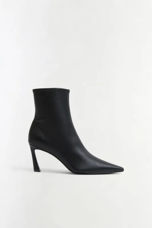 Katya Stretch Leather Ankle Boot made by Simkhai