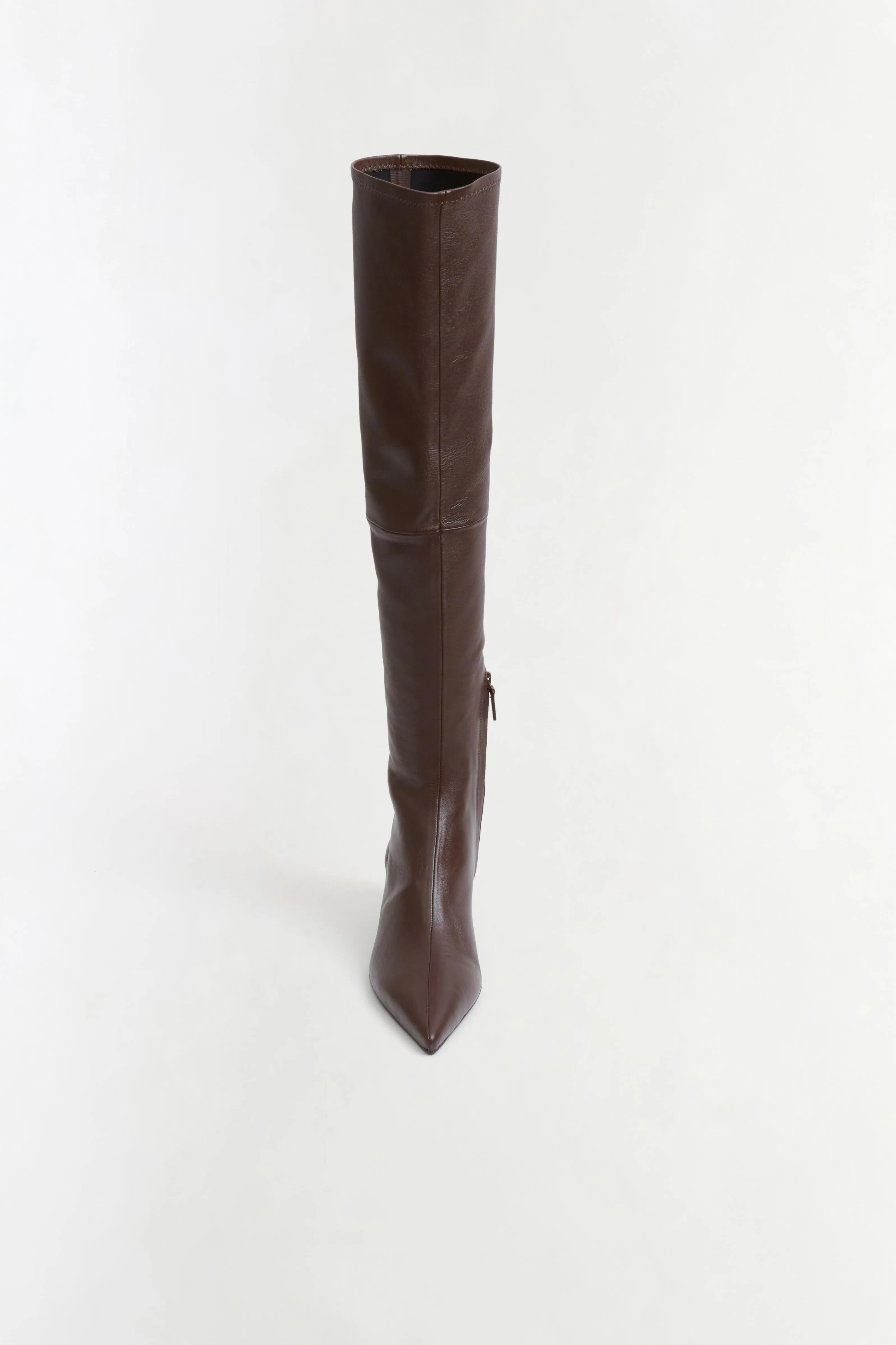 Joni Stretch Leather Over The Knee Boot sold by Simkhai product image thumbnail 3