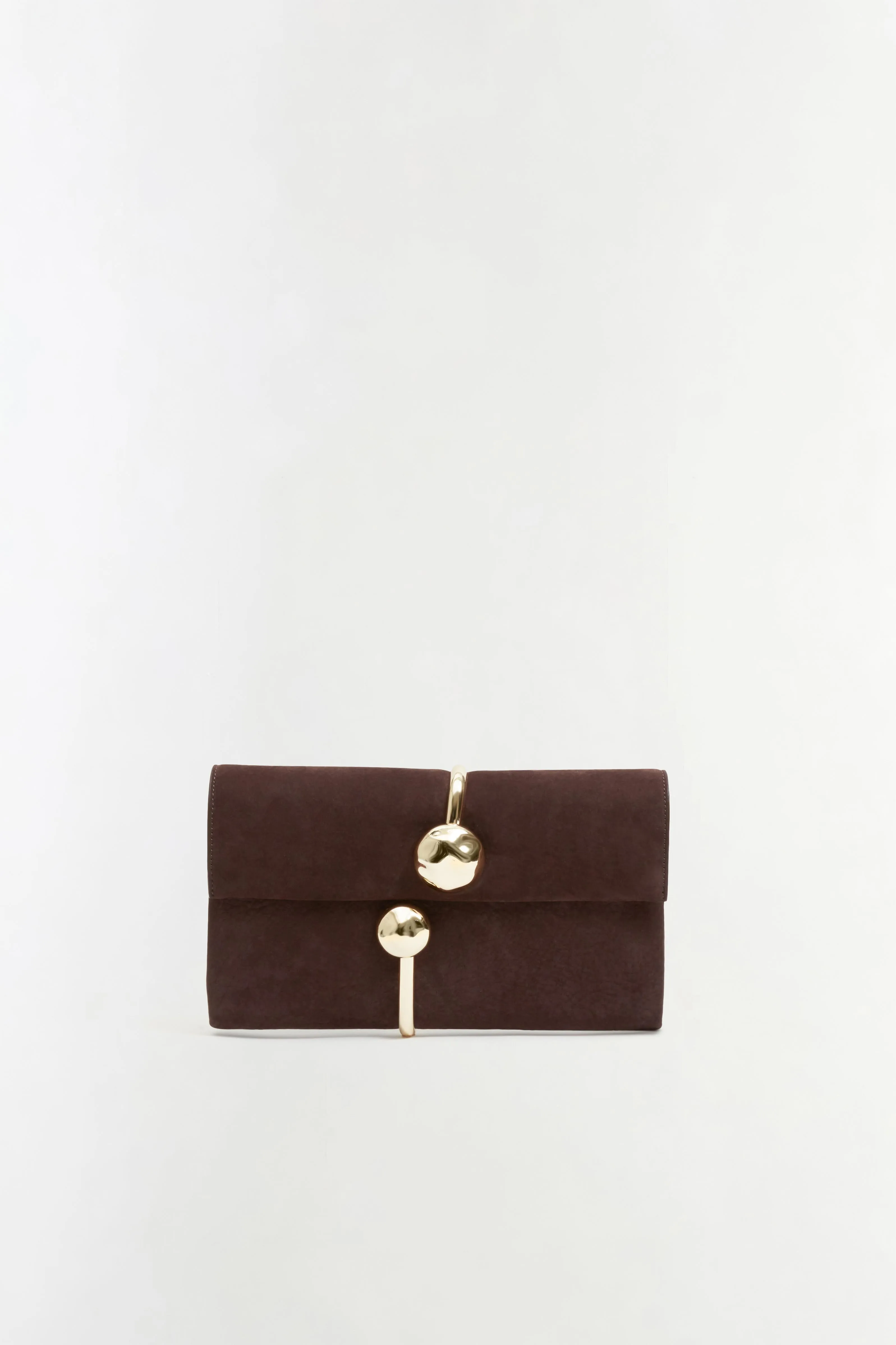 Amaya Nubuck Leather Clutch sold by Simkhai