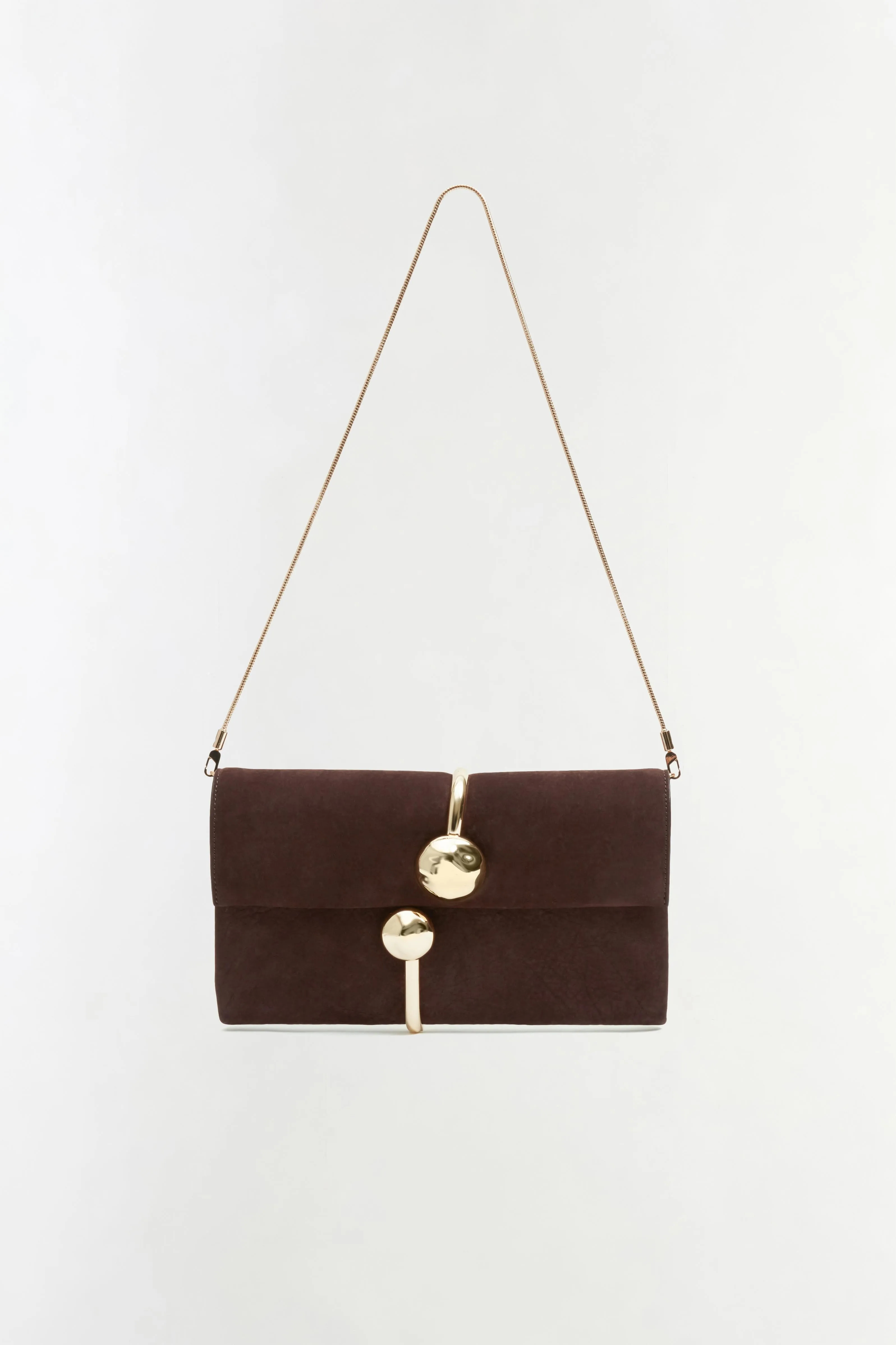 Amaya Nubuck Leather Clutch sold by Simkhai product image thumbnail 5