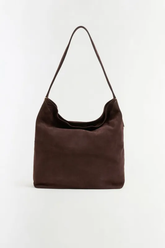 Wynn Nubuck Leather Bucket Bag made by Simkhai