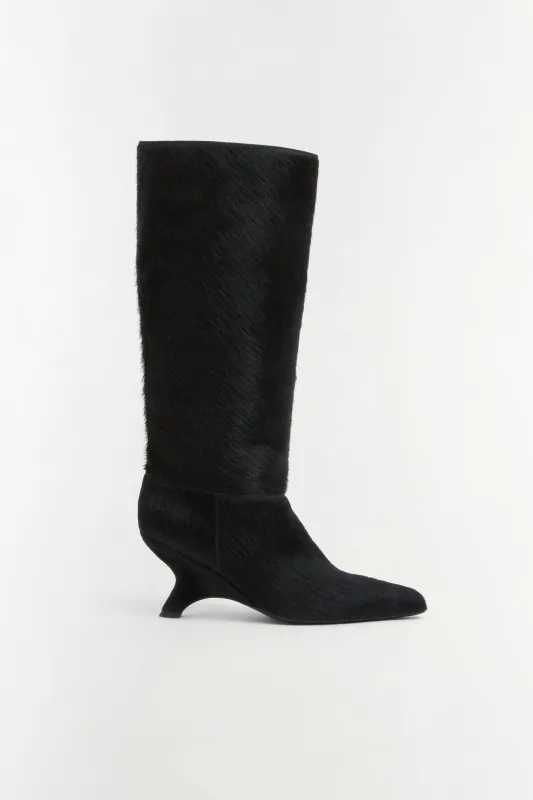 Mel Calf Hair Knee High Boot made by Simkhai
