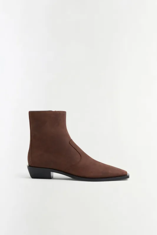 Crissy Leather Ankle Boot made by Simkhai