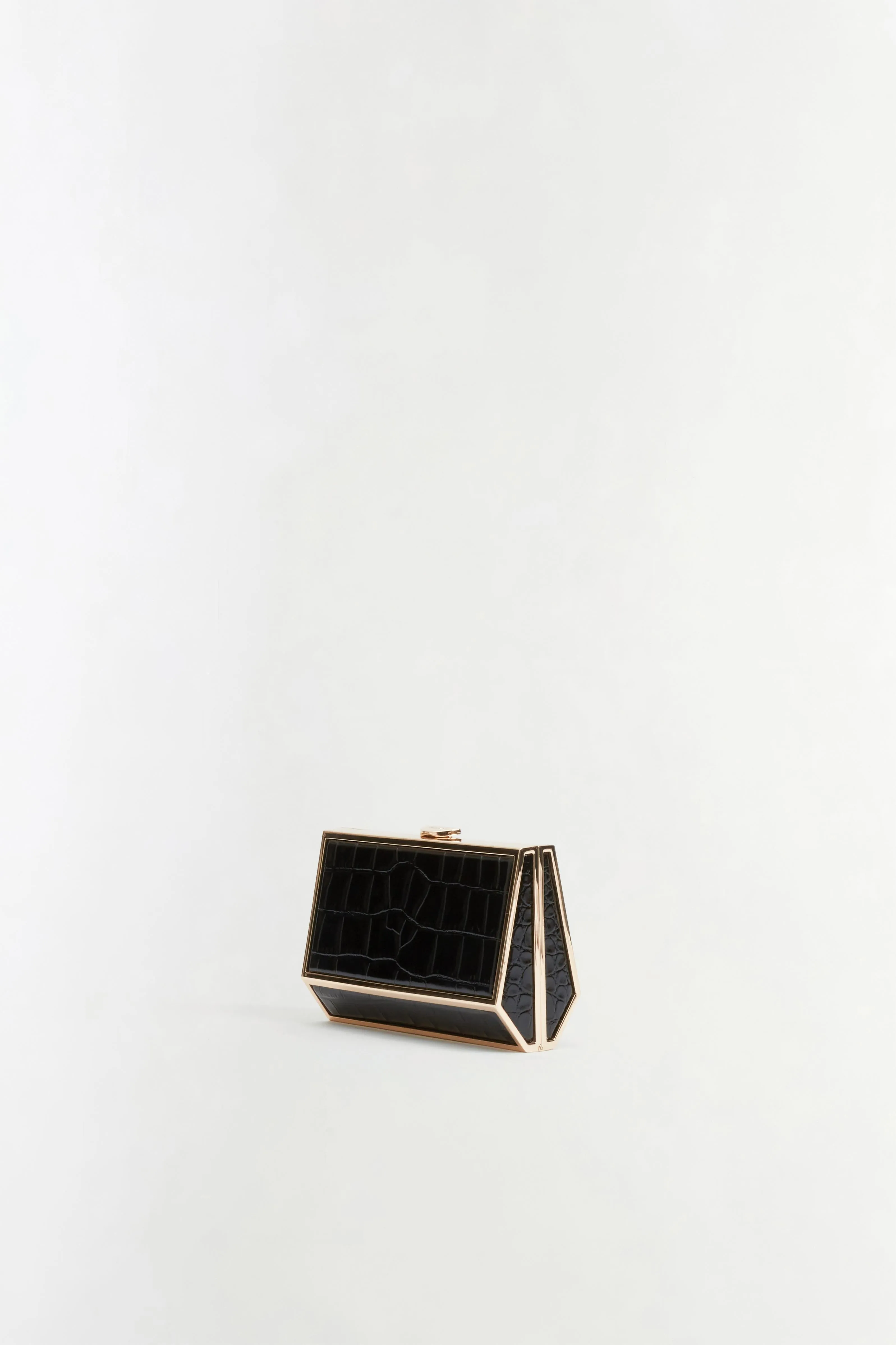 Maddox Croc-Embossed Leather Clutch sold by Simkhai product image thumbnail 2