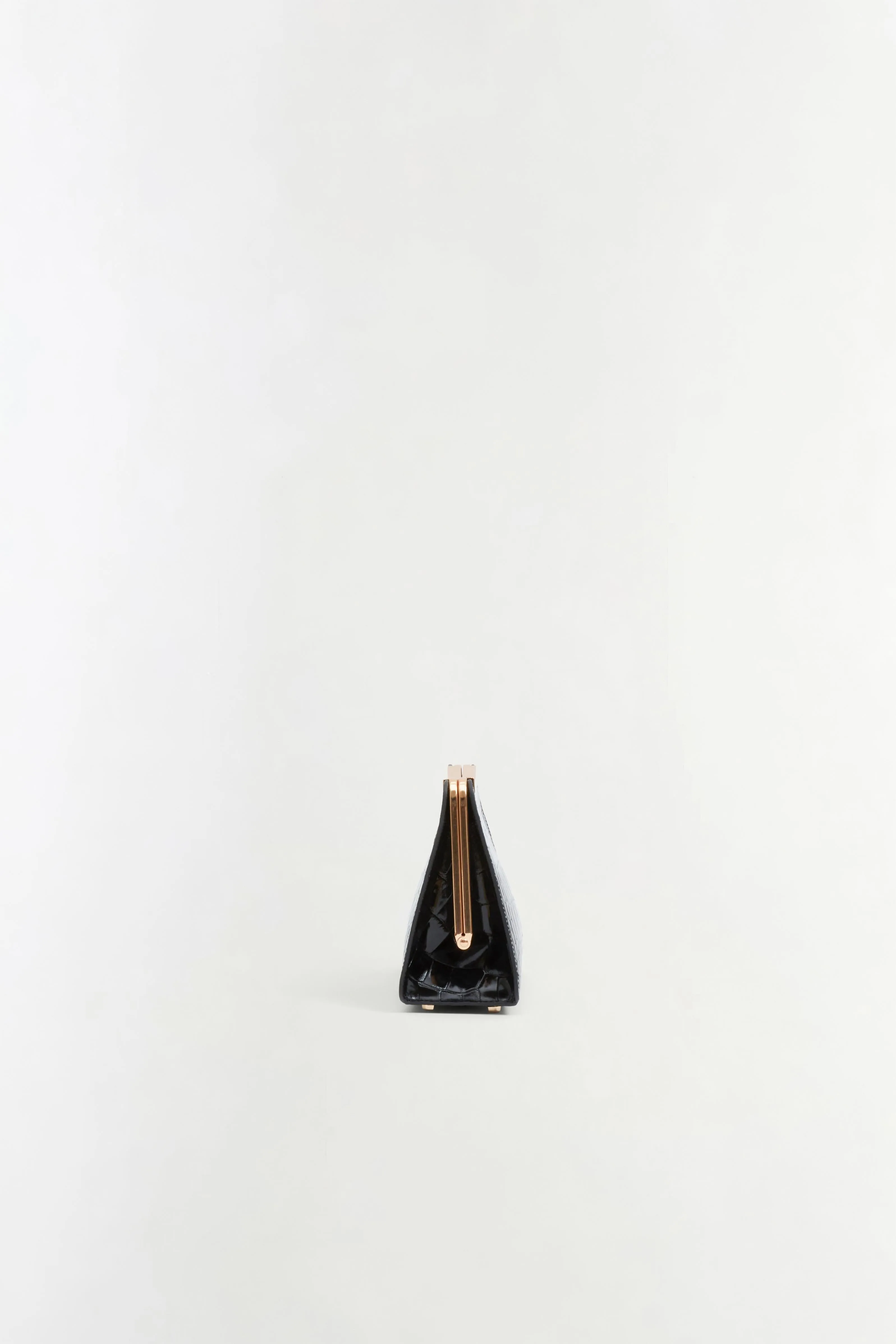 Solange Croc-Embossed Leather Clutch sold by Simkhai product image thumbnail 3