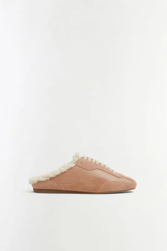 Georgie Shearling Slip-On Sneaker made by Simkhai