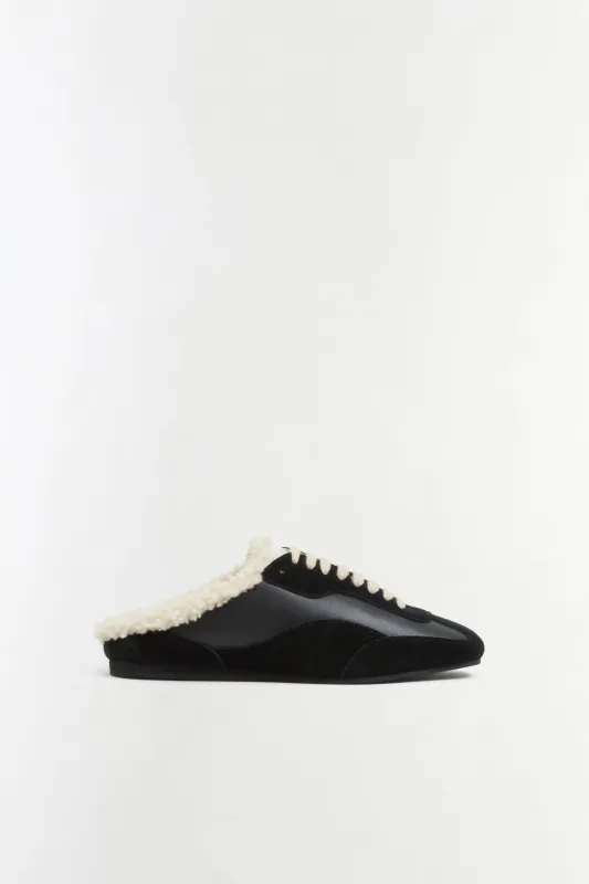 Georgie Shearling Slip-On Sneaker made by Simkhai