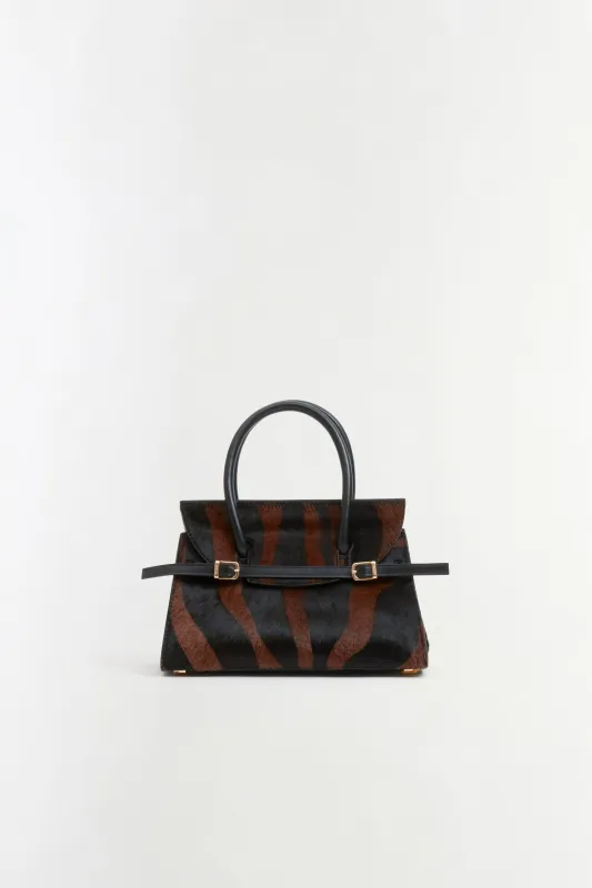 River Calf Hair Top Handle Bag made by Simkhai
