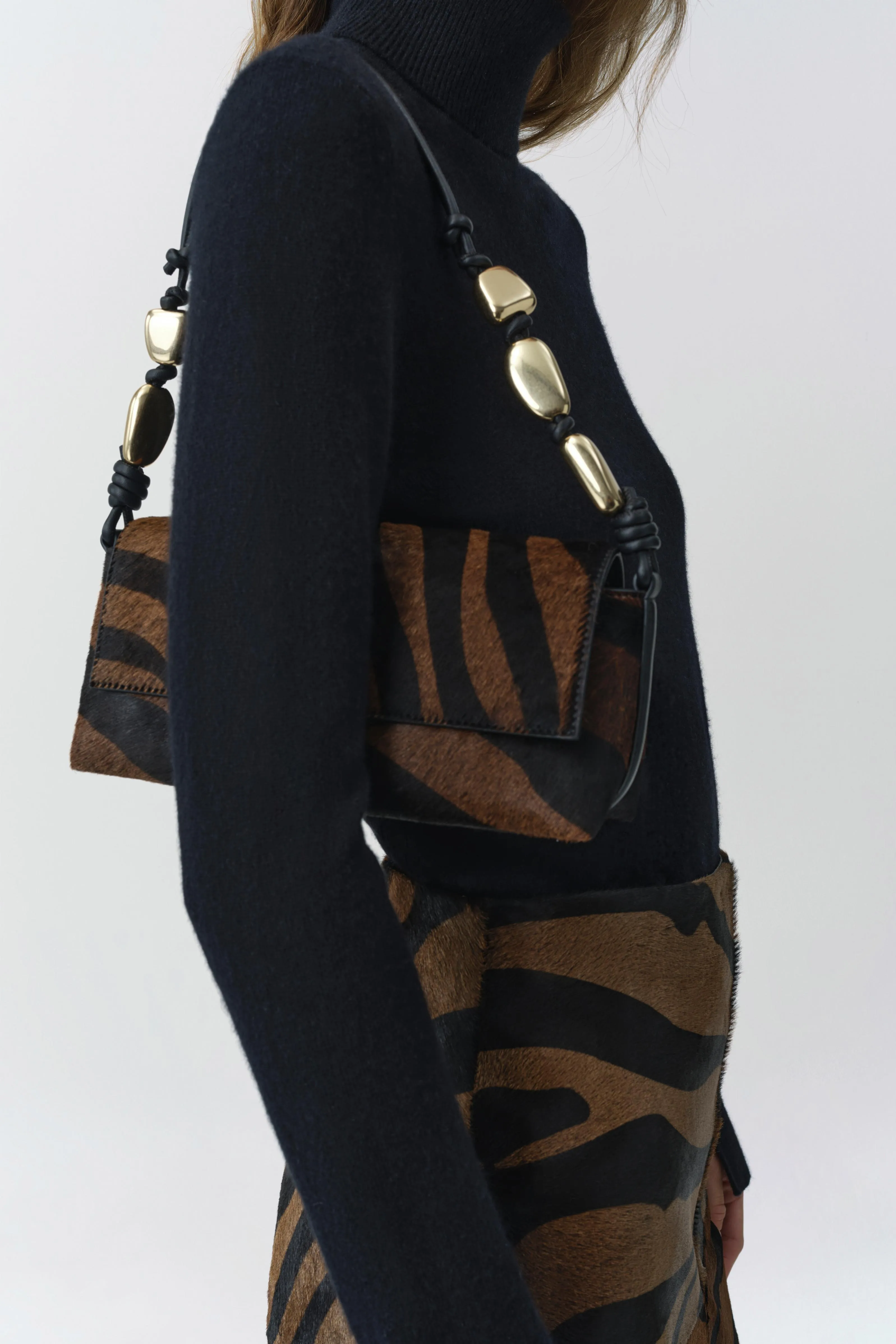 Piedra Calf Hair Shoulder Bag sold by Simkhai product image thumbnail 2