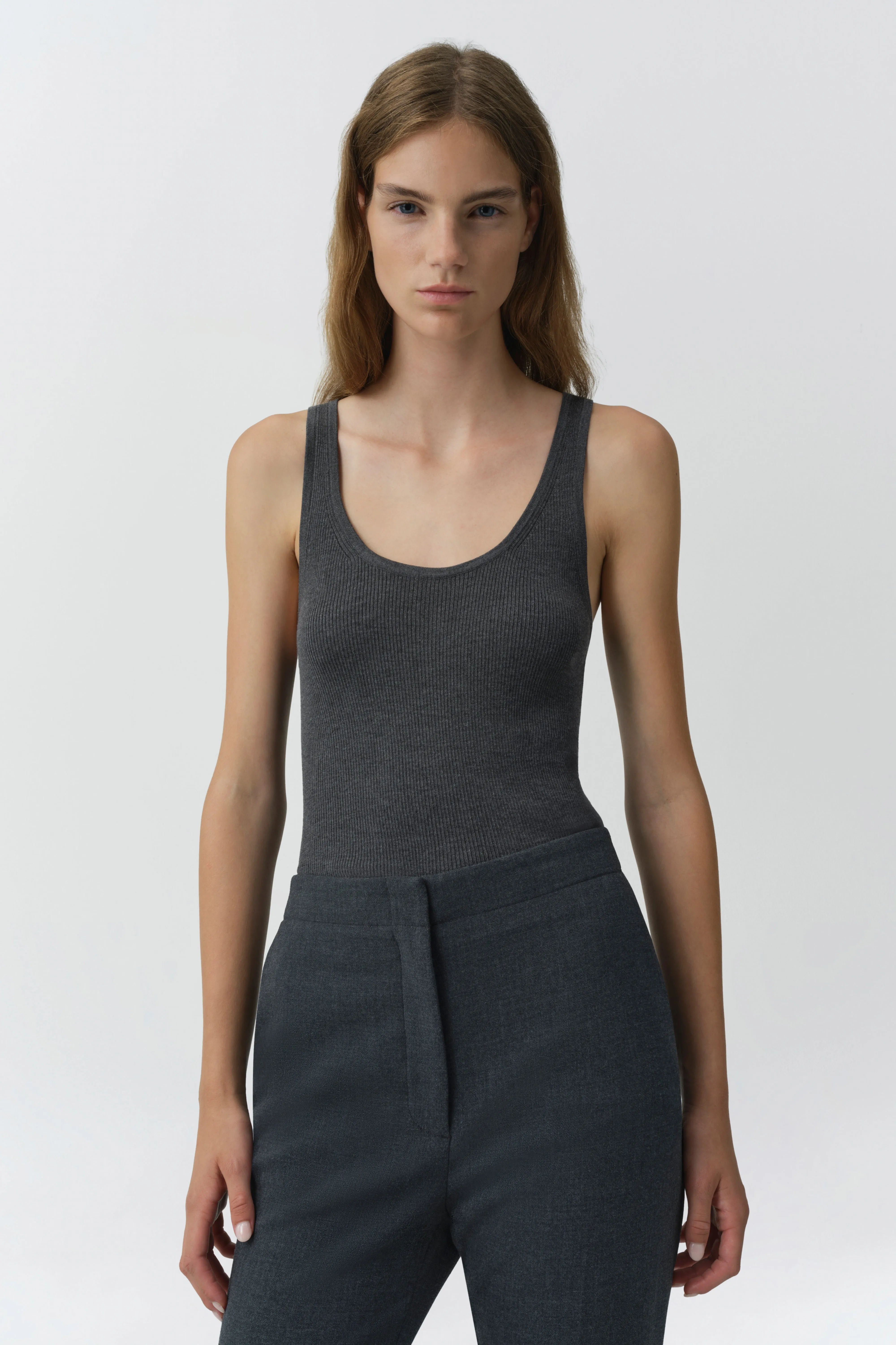 Kioni Silk Cashmere Tank sold by Simkhai product image thumbnail 3