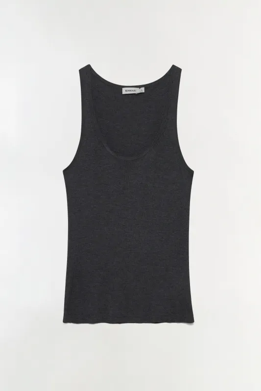 Kioni Silk Cashmere Tank made by Simkhai
