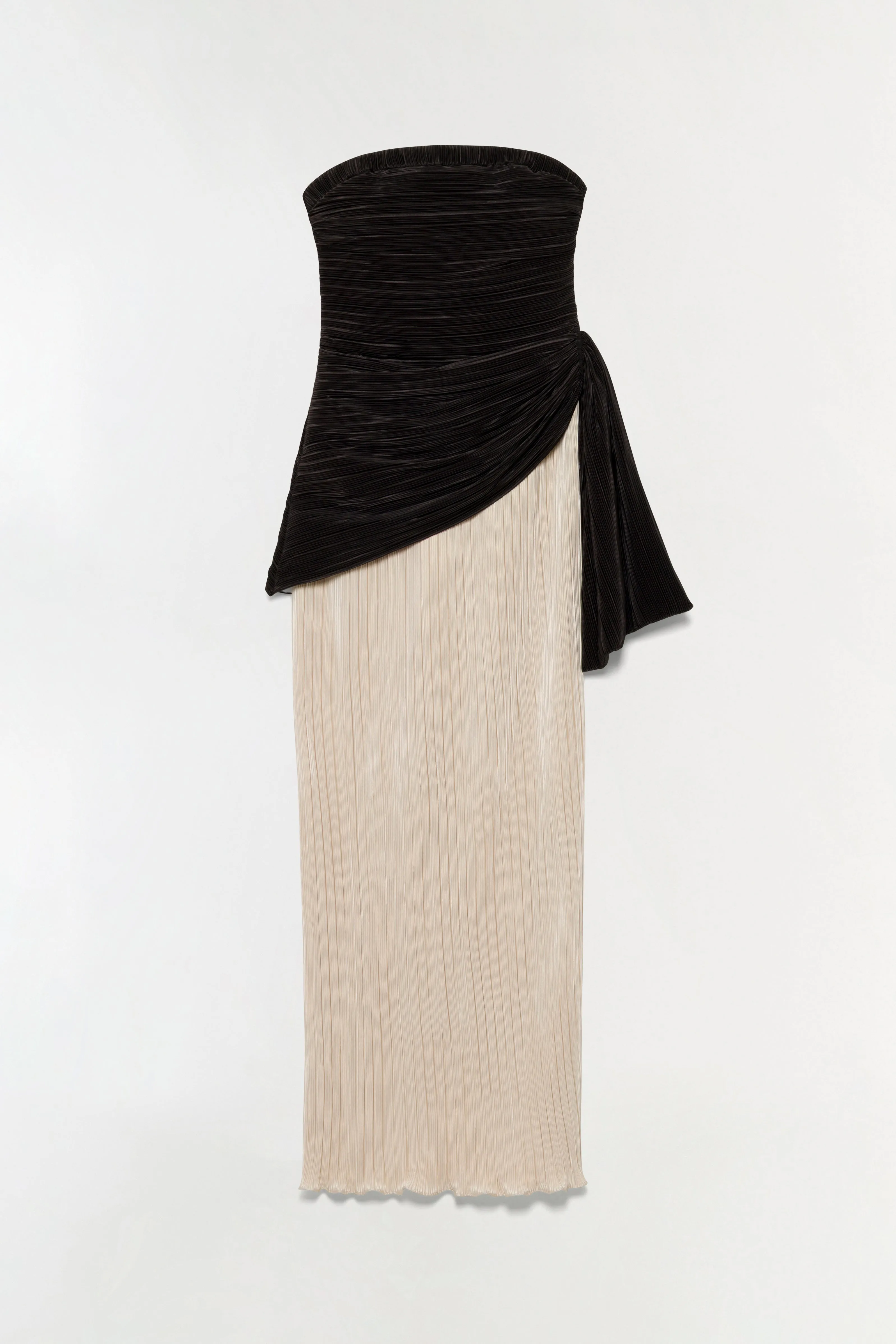 Laia Plisse Bustier Gown sold by Simkhai