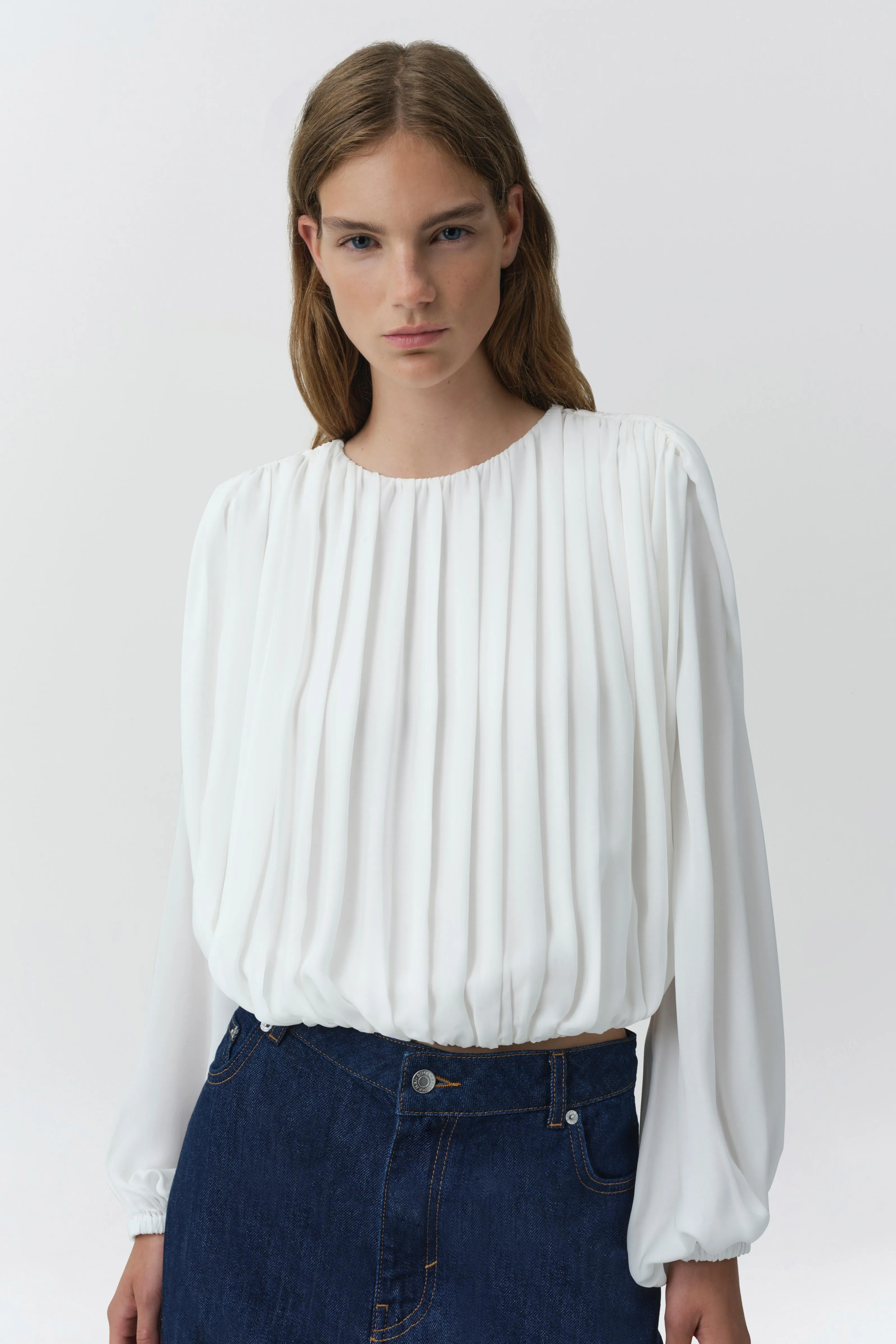 Frida Silk Georgette Top sold by Simkhai product image thumbnail 3