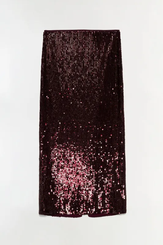 Nikki Embellished Midi Skirt made by Simkhai