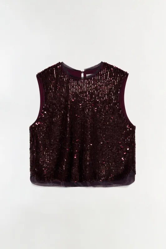 Cydia Embellished Top made by Simkhai