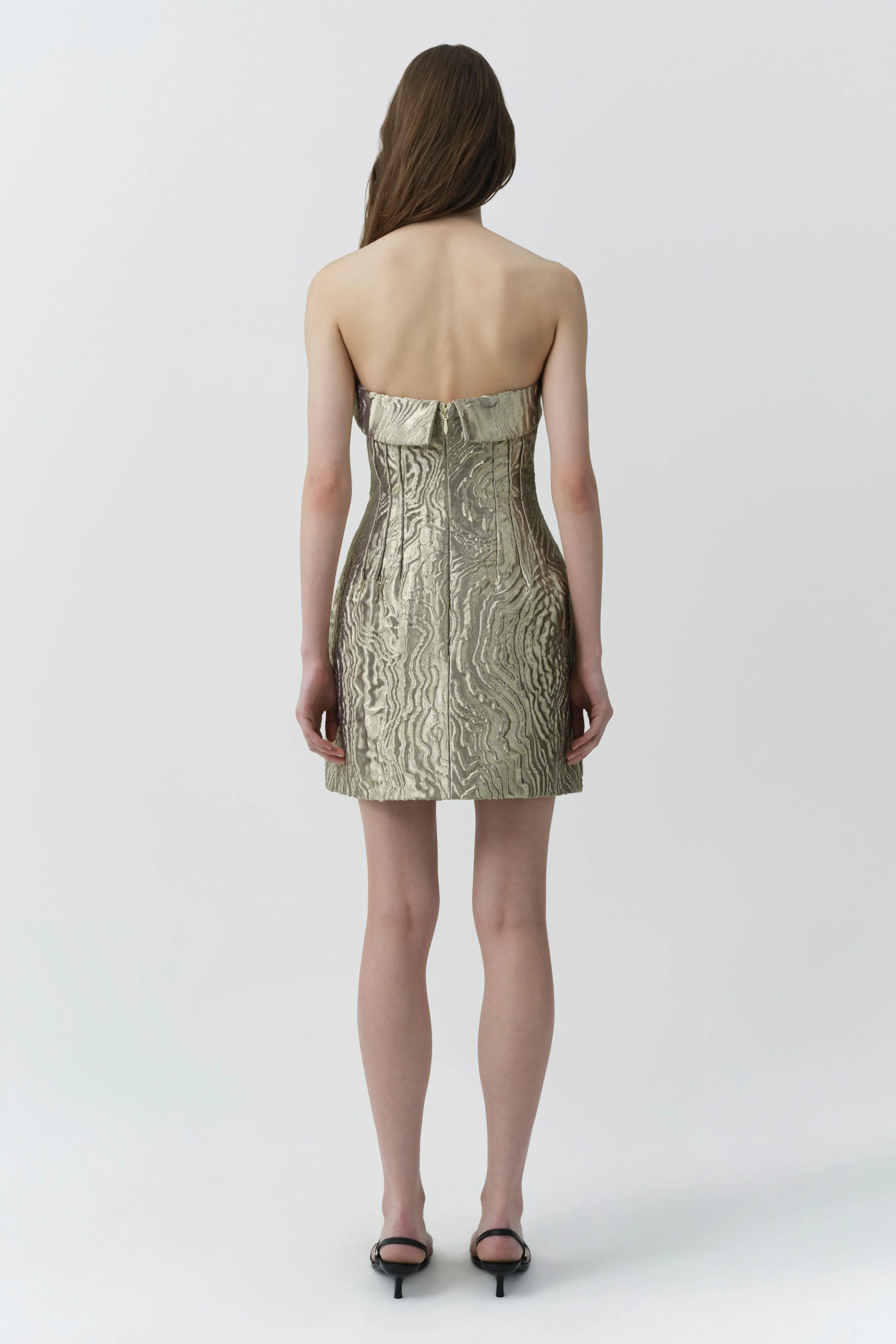 Darcie Metallic Jacquard Mini Dress sold by Simkhai product image thumbnail 5