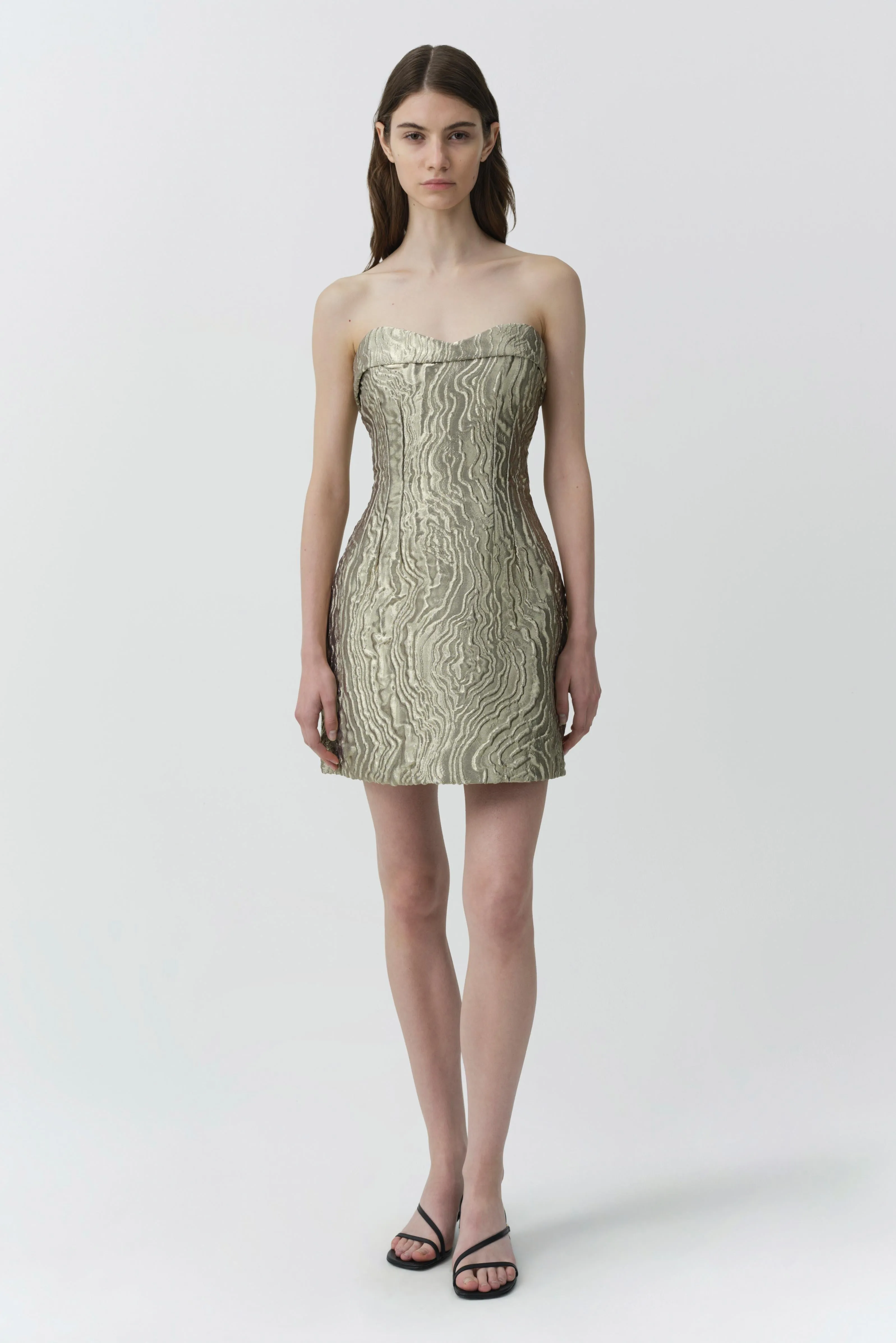 Darcie Metallic Jacquard Mini Dress sold by Simkhai product image thumbnail 2