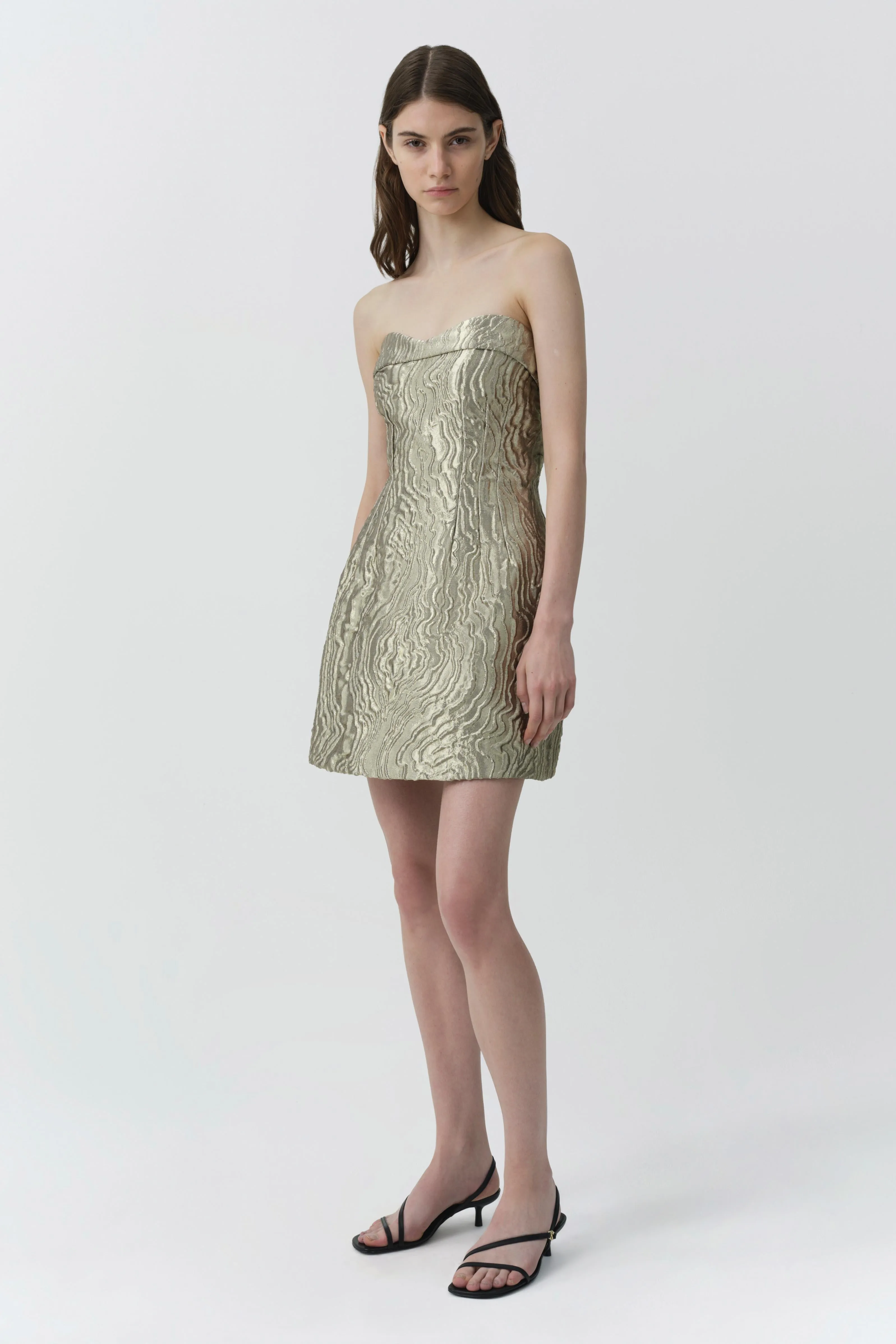 Darcie Metallic Jacquard Mini Dress sold by Simkhai product image thumbnail 4