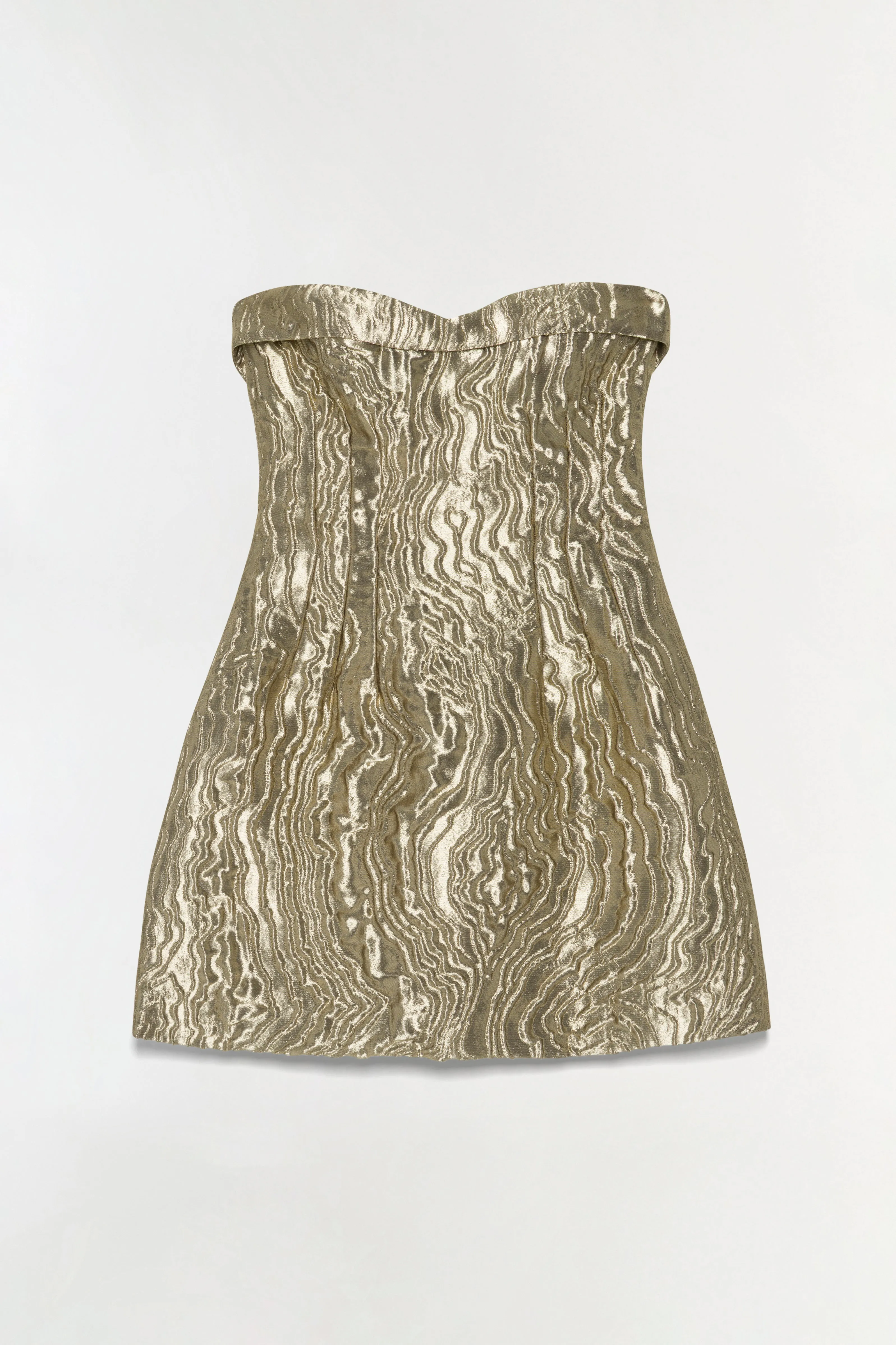 Darcie Metallic Jacquard Mini Dress sold by Simkhai