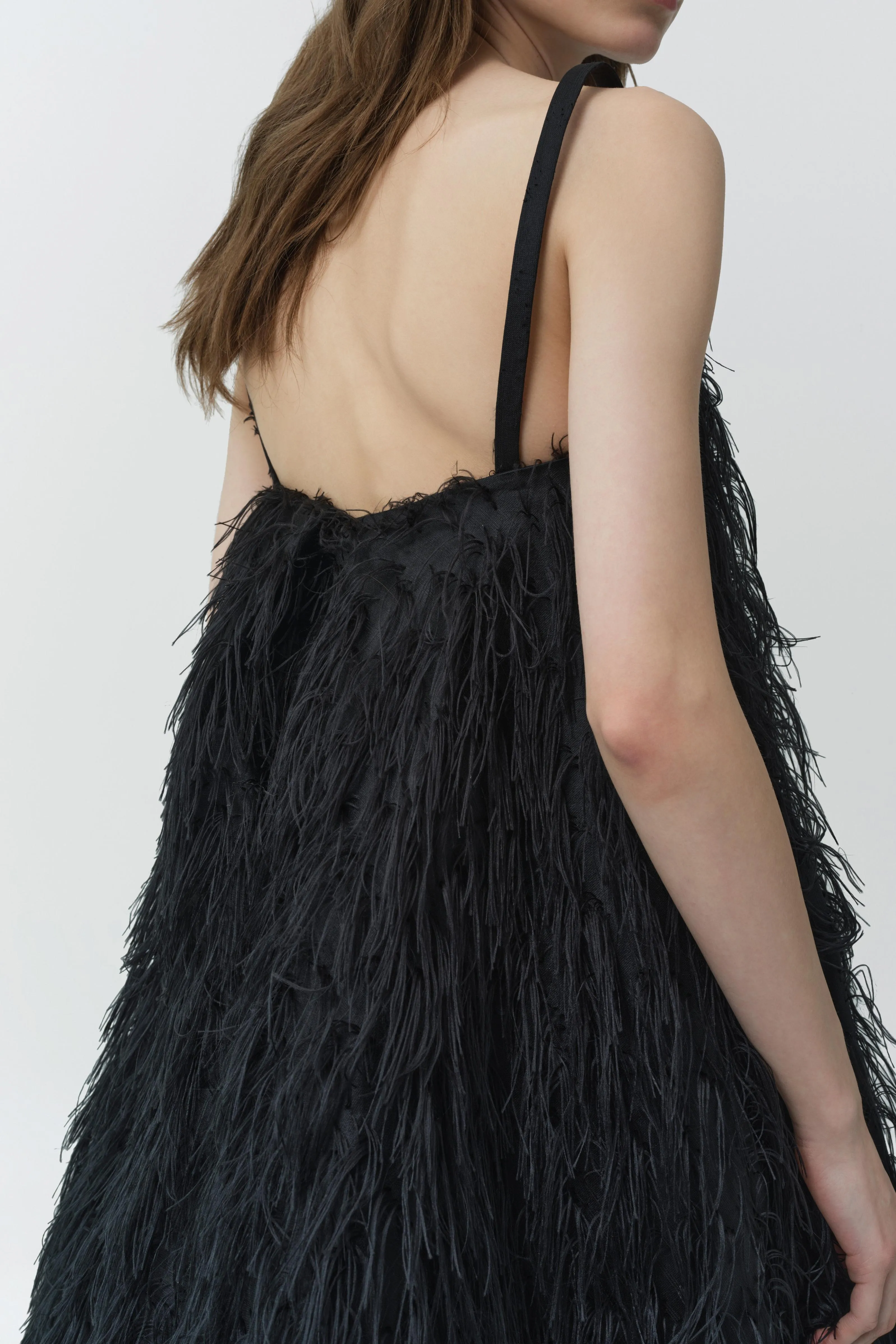 Kalla Fringe Jacquard Mini Dress sold by Simkhai product image thumbnail 3