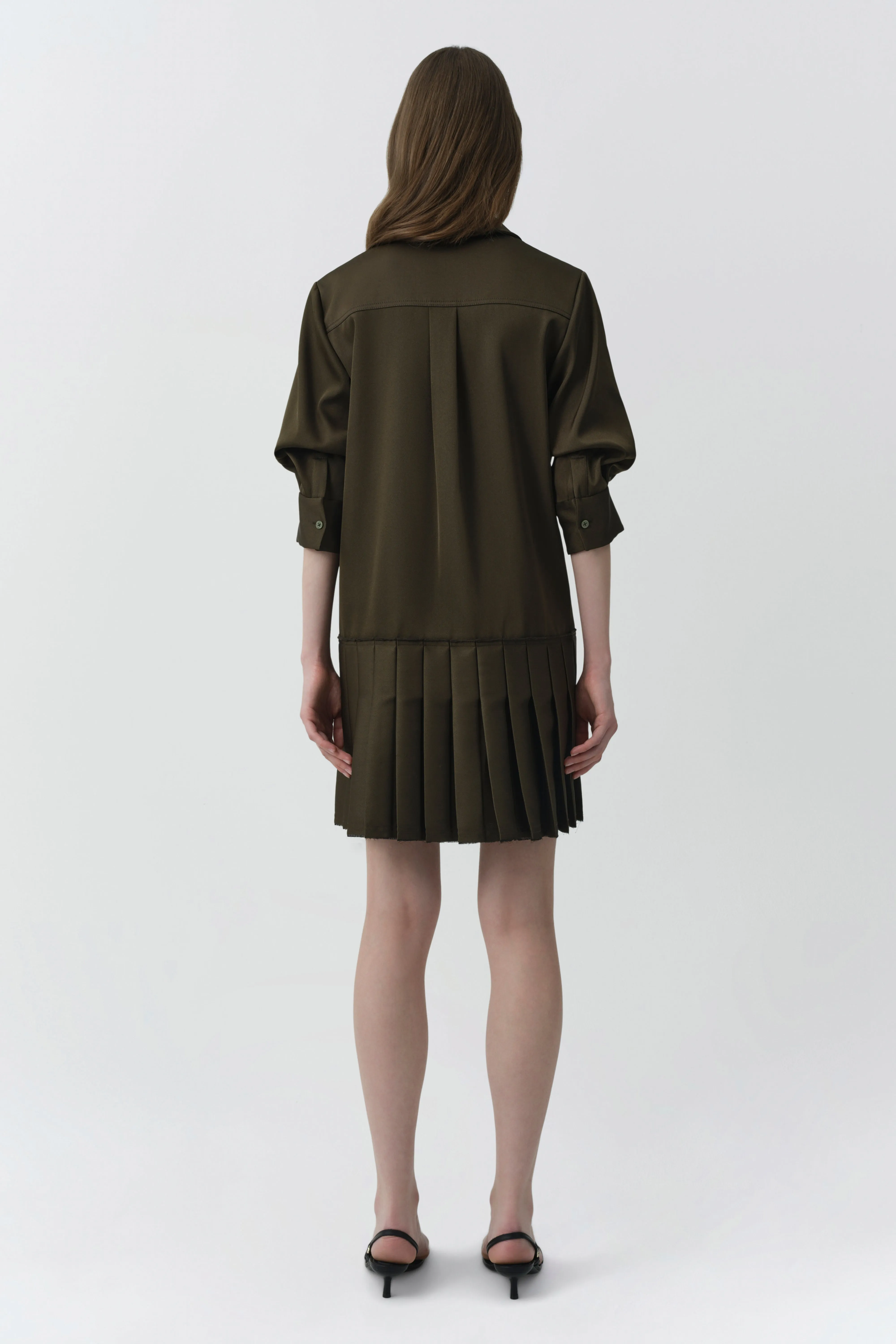Regina Pleated Mini Shirt Dress sold by Simkhai product image thumbnail 5