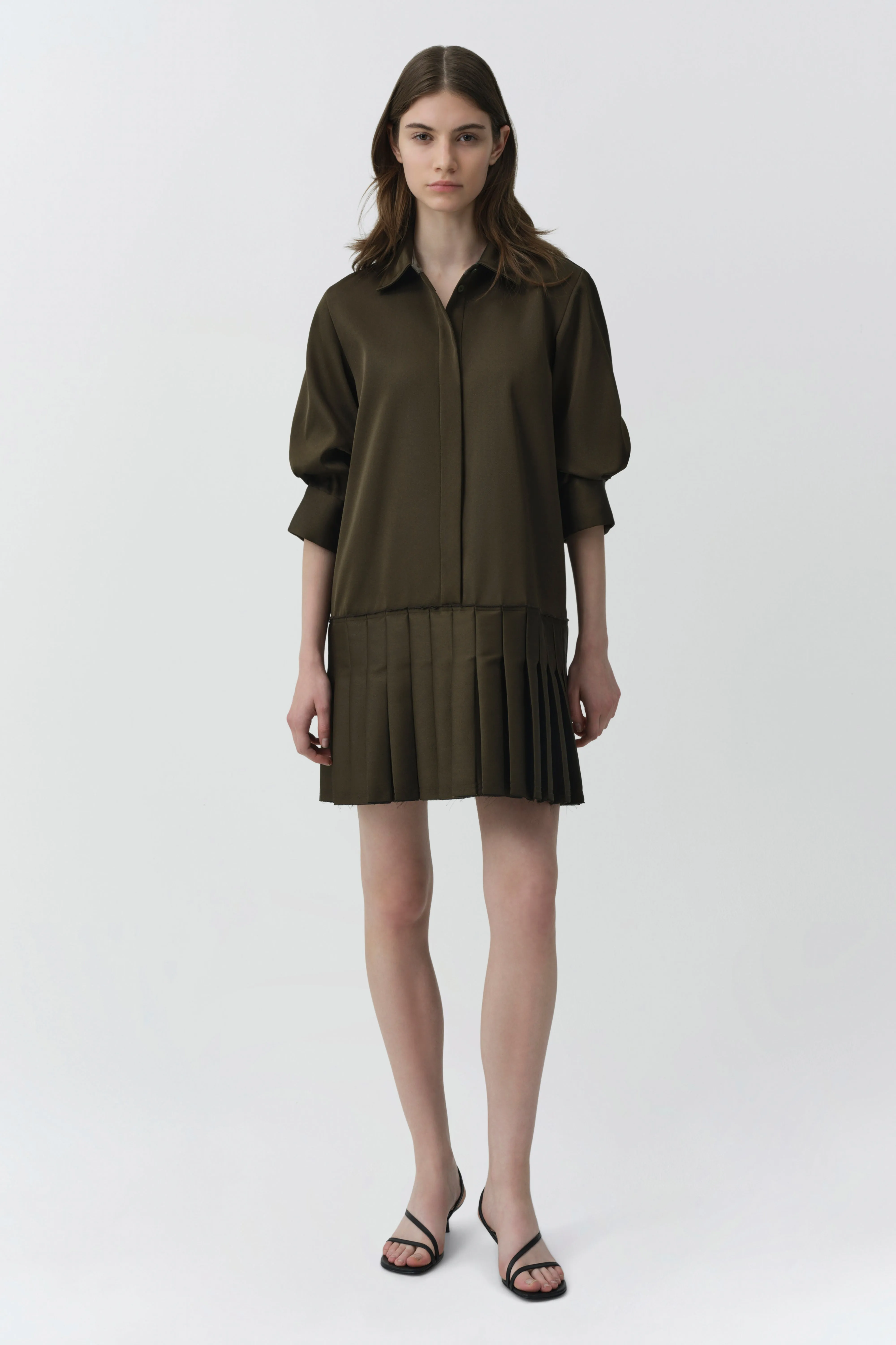 Regina Pleated Mini Shirt Dress sold by Simkhai product image thumbnail 2