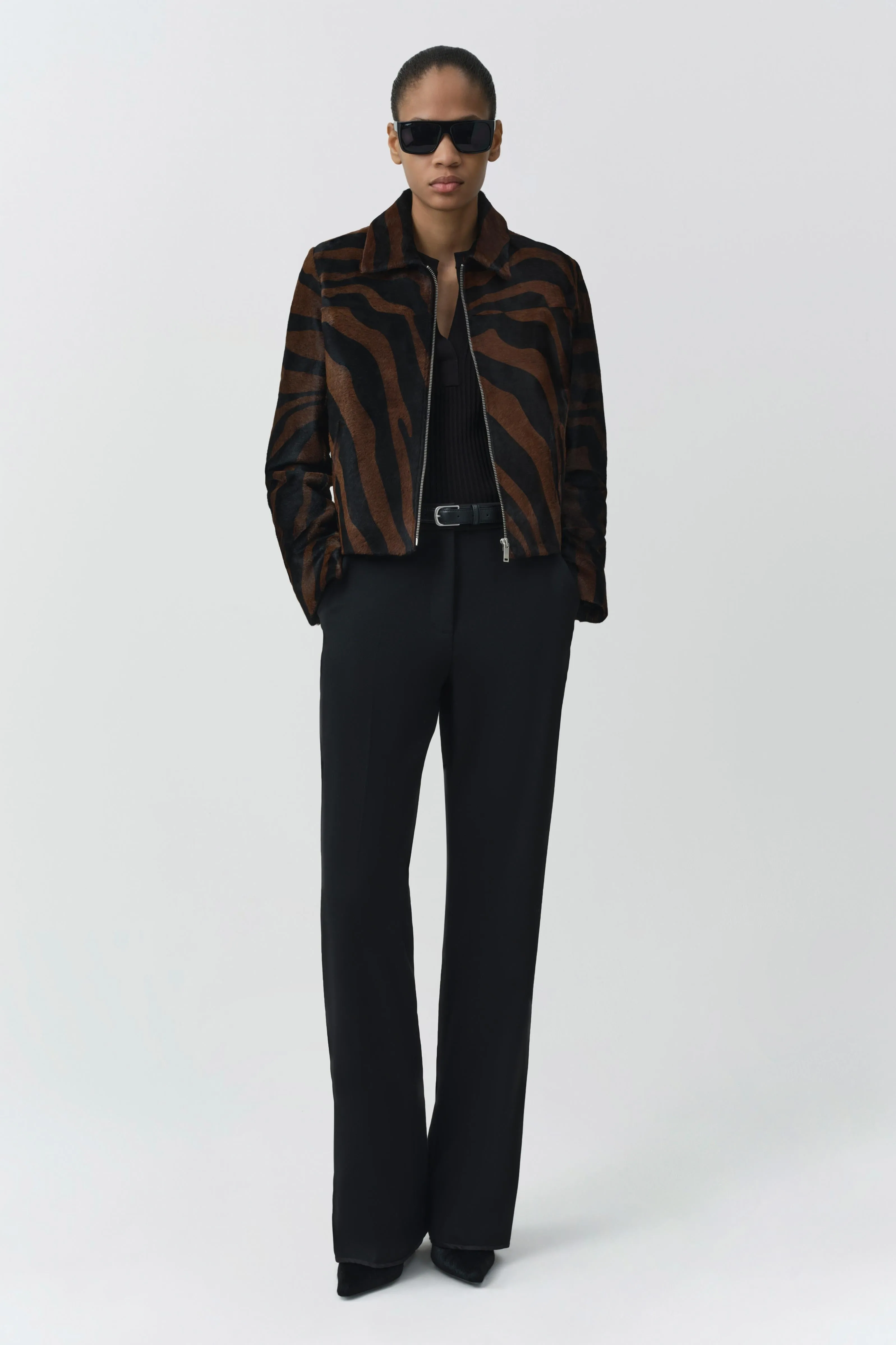 Daria Calf Hair Jacket sold by Simkhai product image thumbnail 2