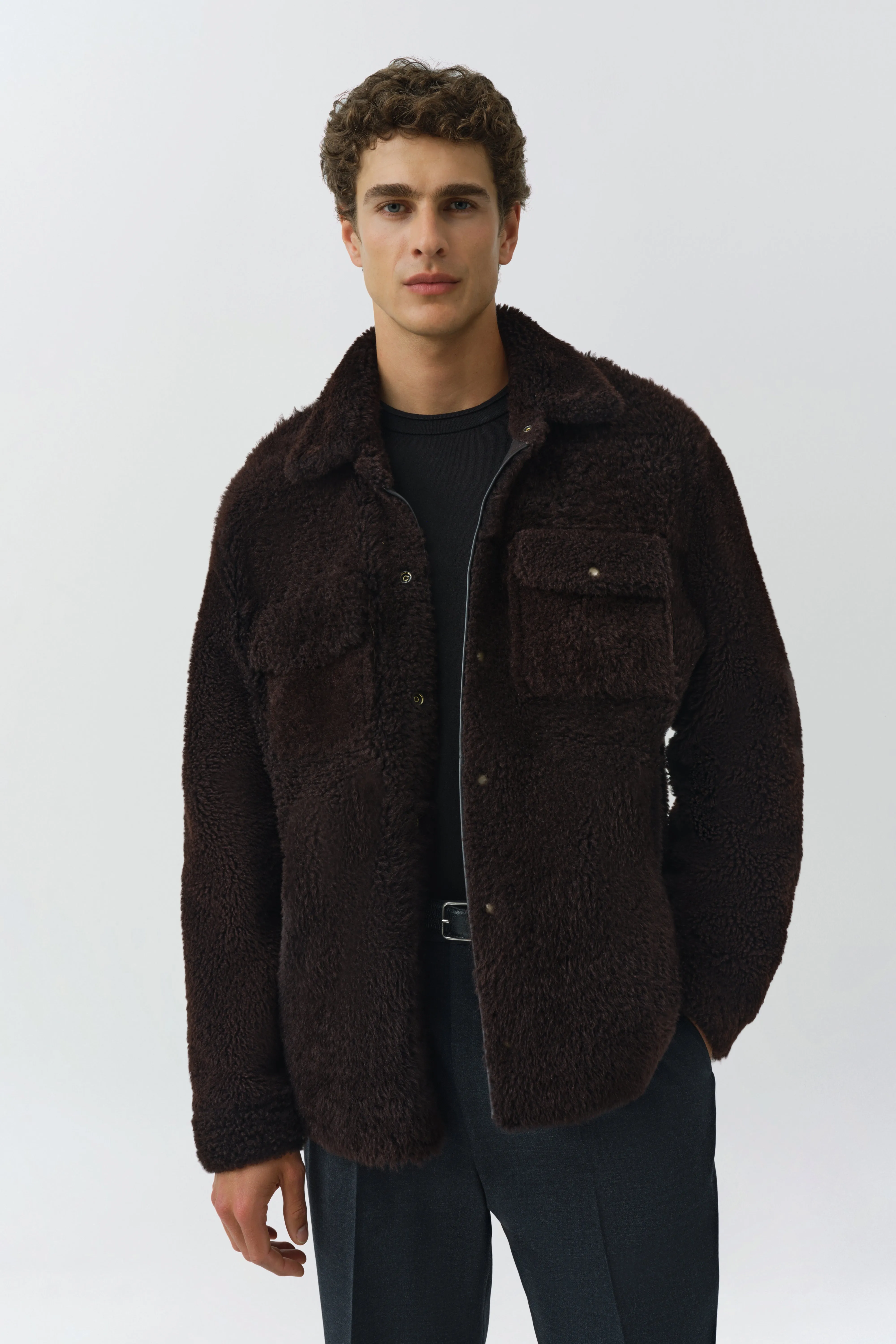 Keaton Reversible Shirt Jacket sold by Simkhai product image thumbnail 4