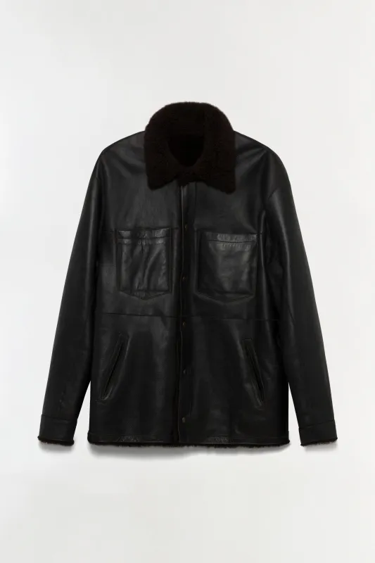 Keaton Reversible Shirt Jacket made by Simkhai