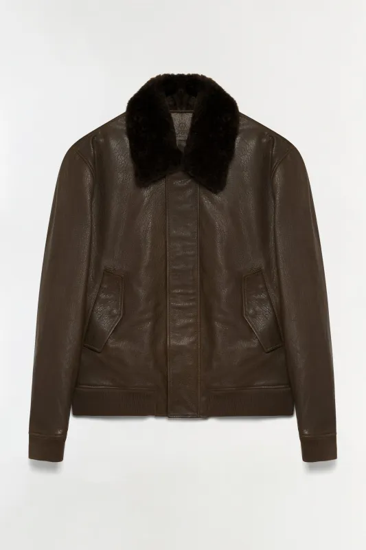 Anderson Leather Jacket made by Simkhai