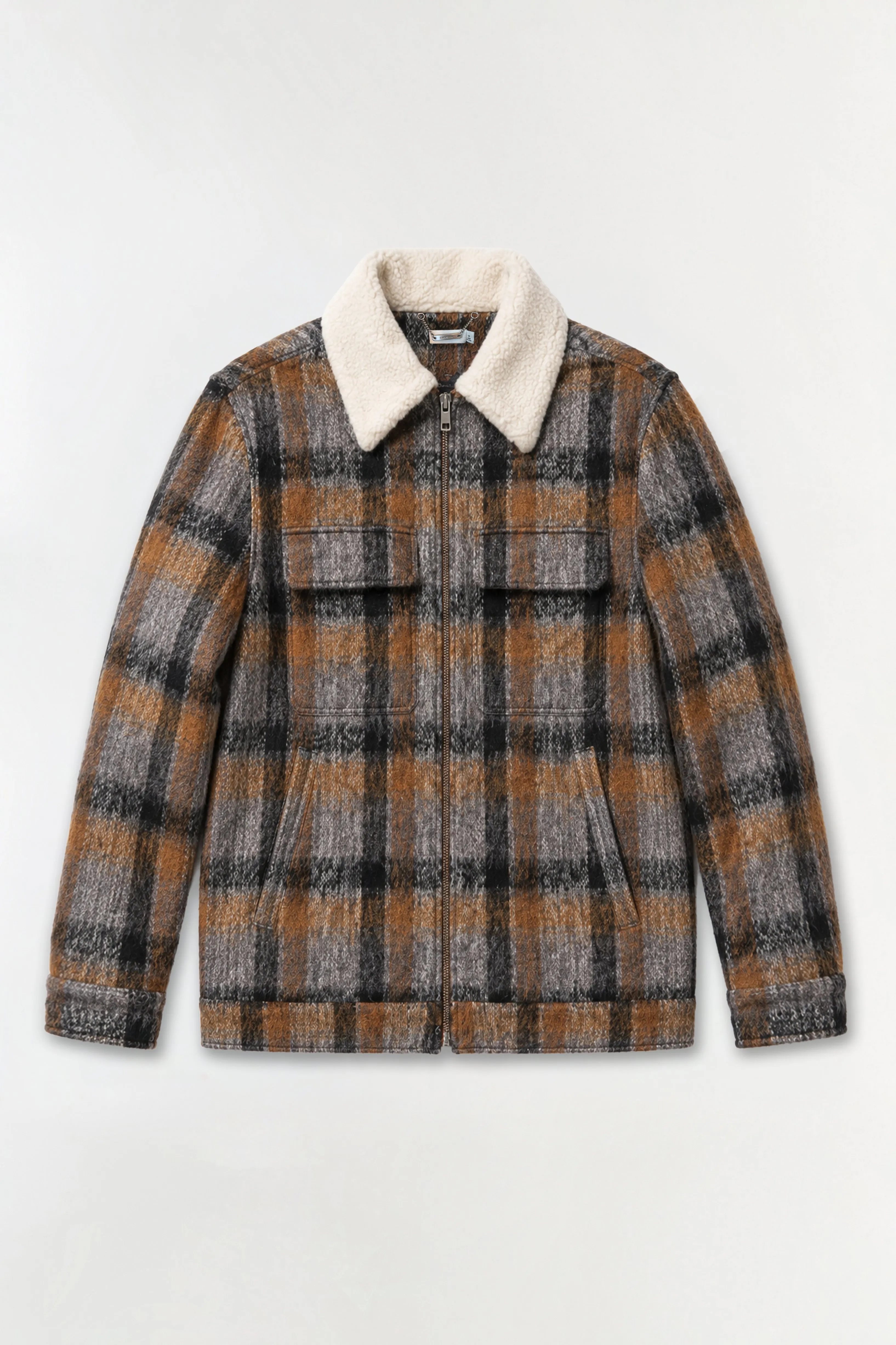 Ford Plaid Trucker Jacket sold by Simkhai product image thumbnail 5