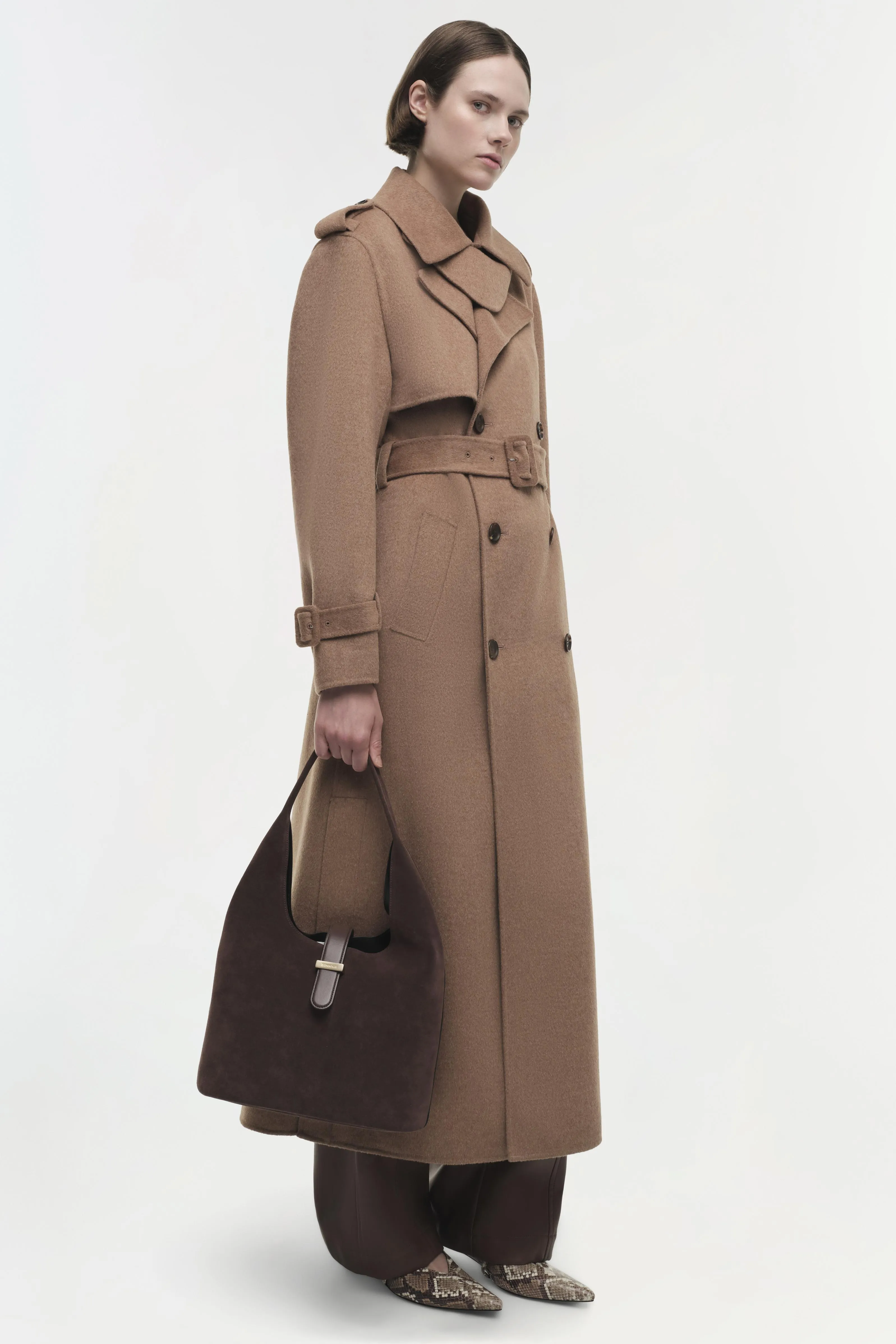 Rumi Belted Wool Coat sold by Simkhai product image thumbnail 5