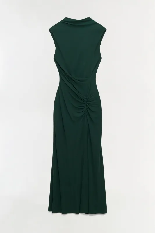 Acacia Draped Jersey Midi Dress made by Simkhai