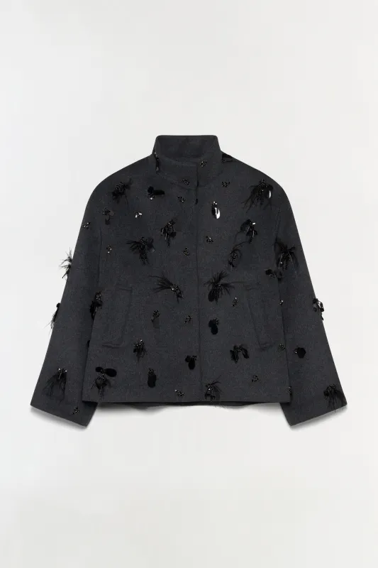Siena Embellished Wool Jacket made by Simkhai