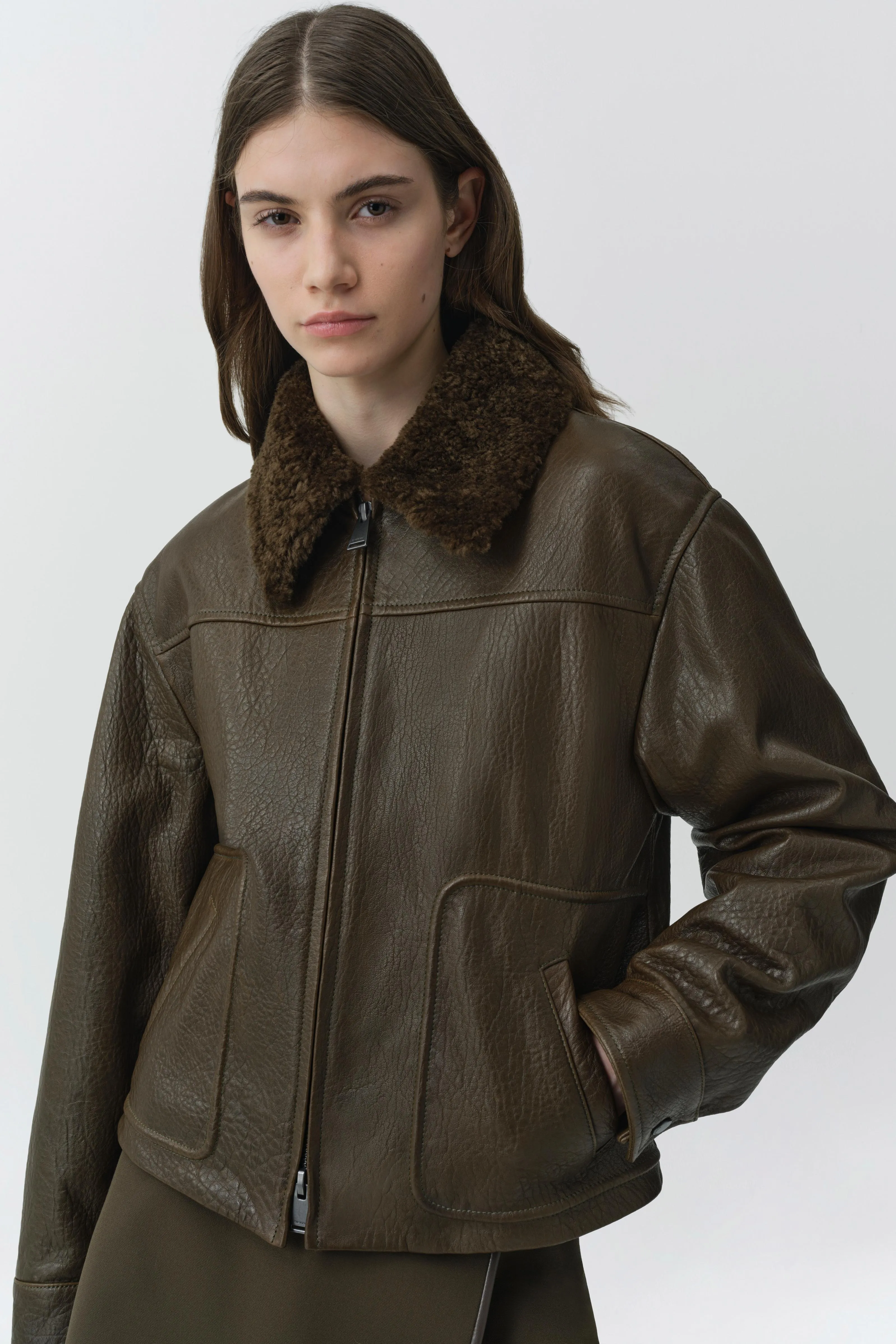 Mel Leather Jacket sold by Simkhai product image thumbnail 3