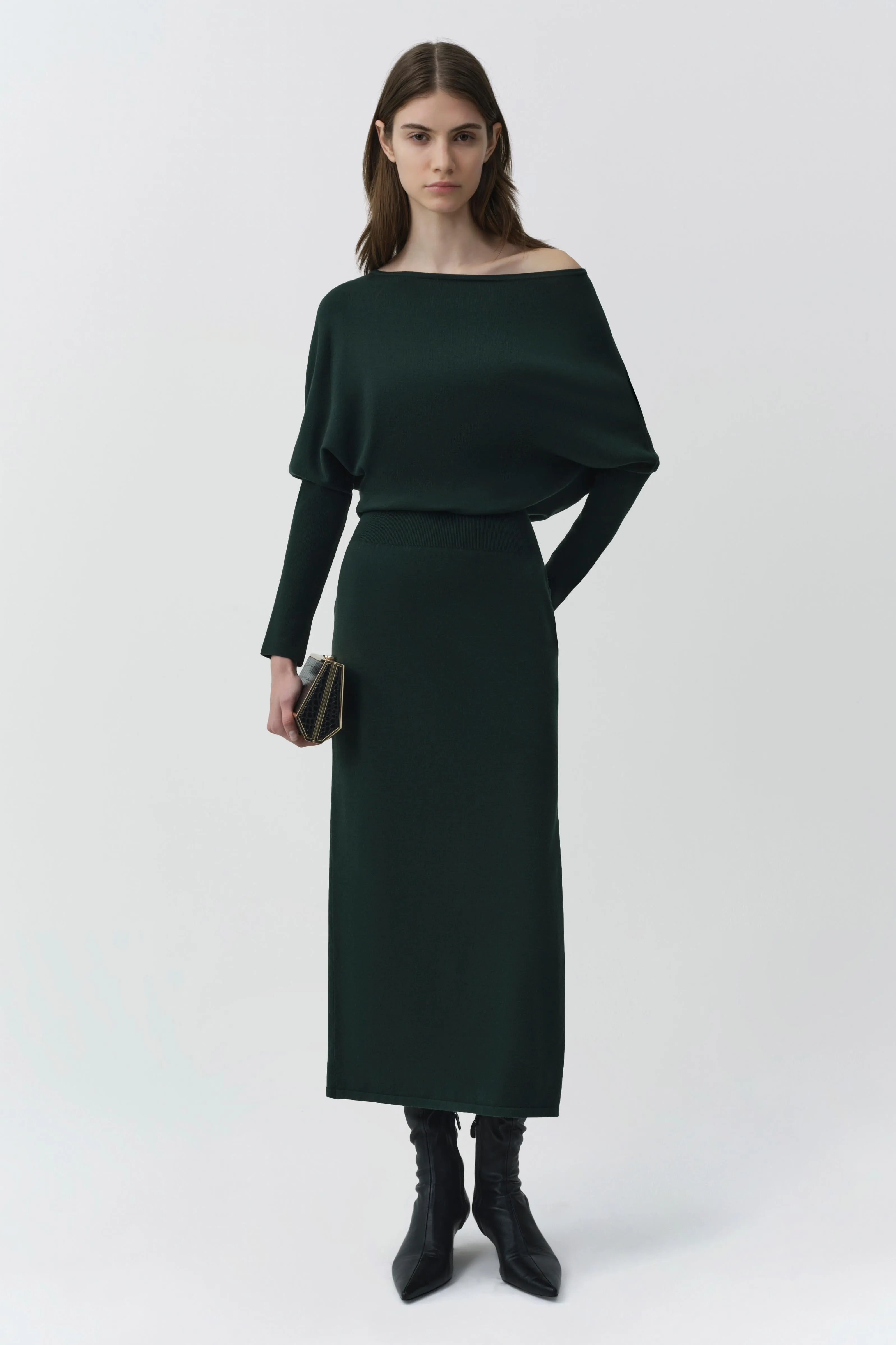 Janese Off Shoulder Knit Midi Dress sold by Simkhai product image thumbnail 2