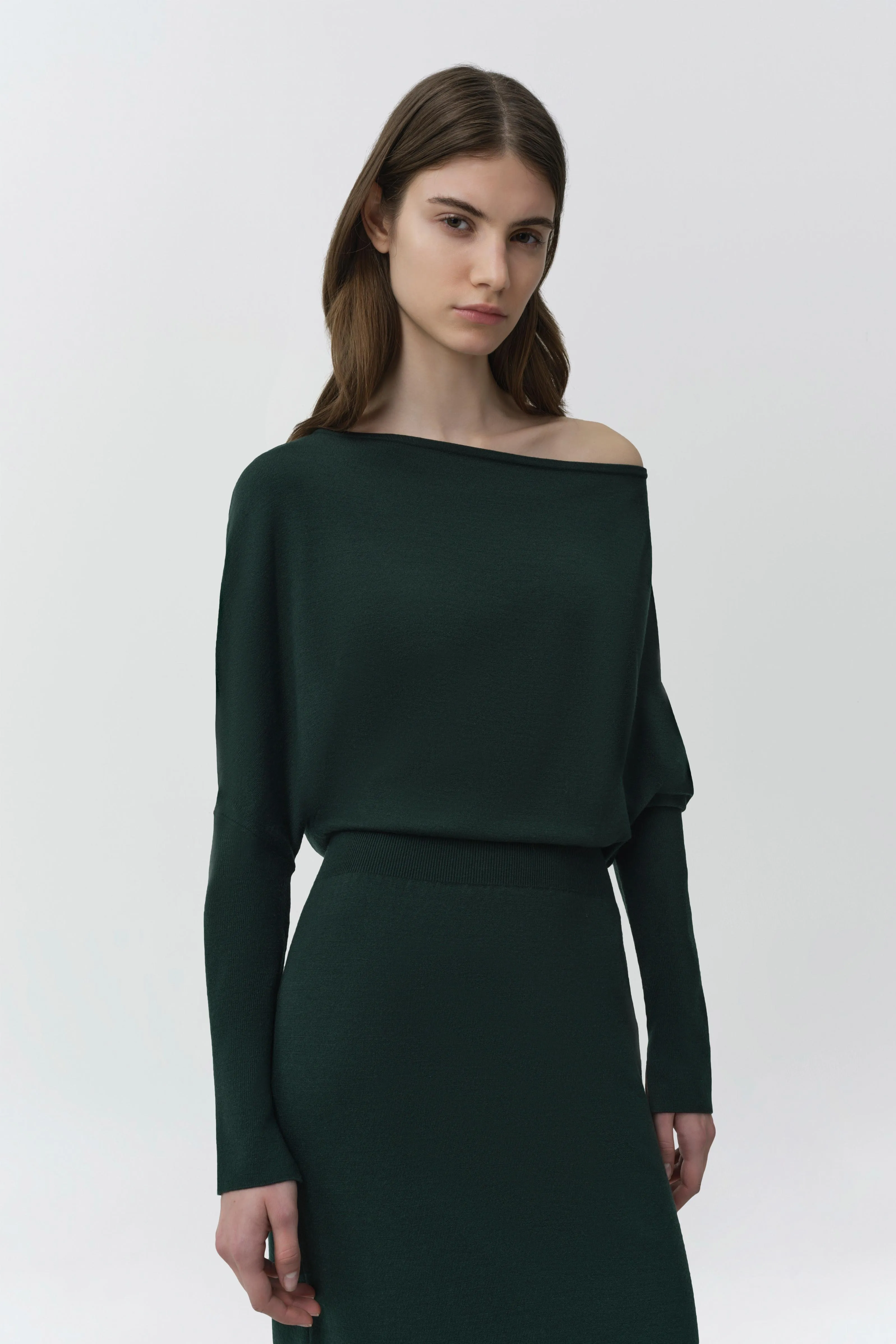 Janese Off Shoulder Knit Midi Dress sold by Simkhai product image thumbnail 3