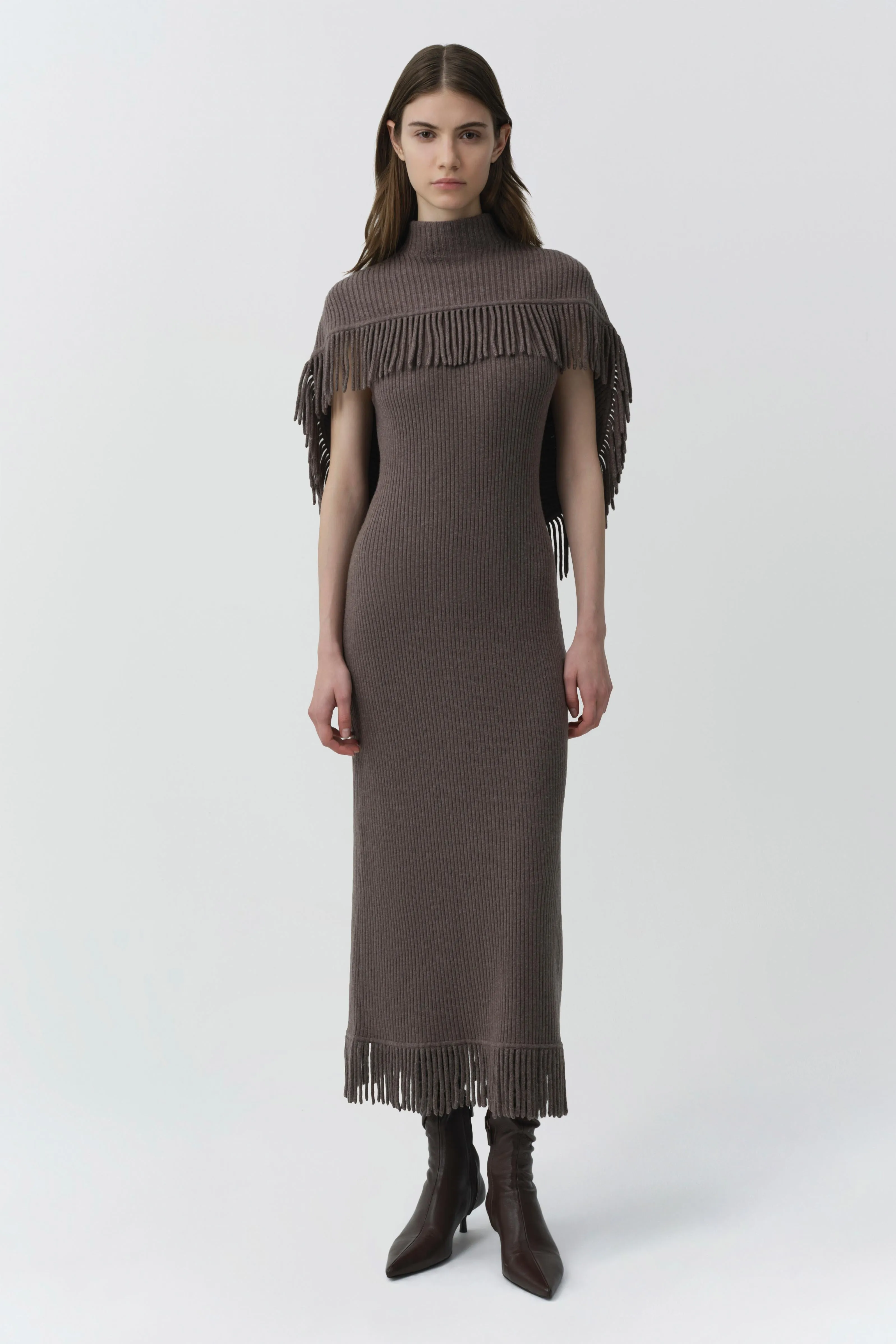 Jordan Knit Fringe Midi Dress sold by Simkhai product image thumbnail 2