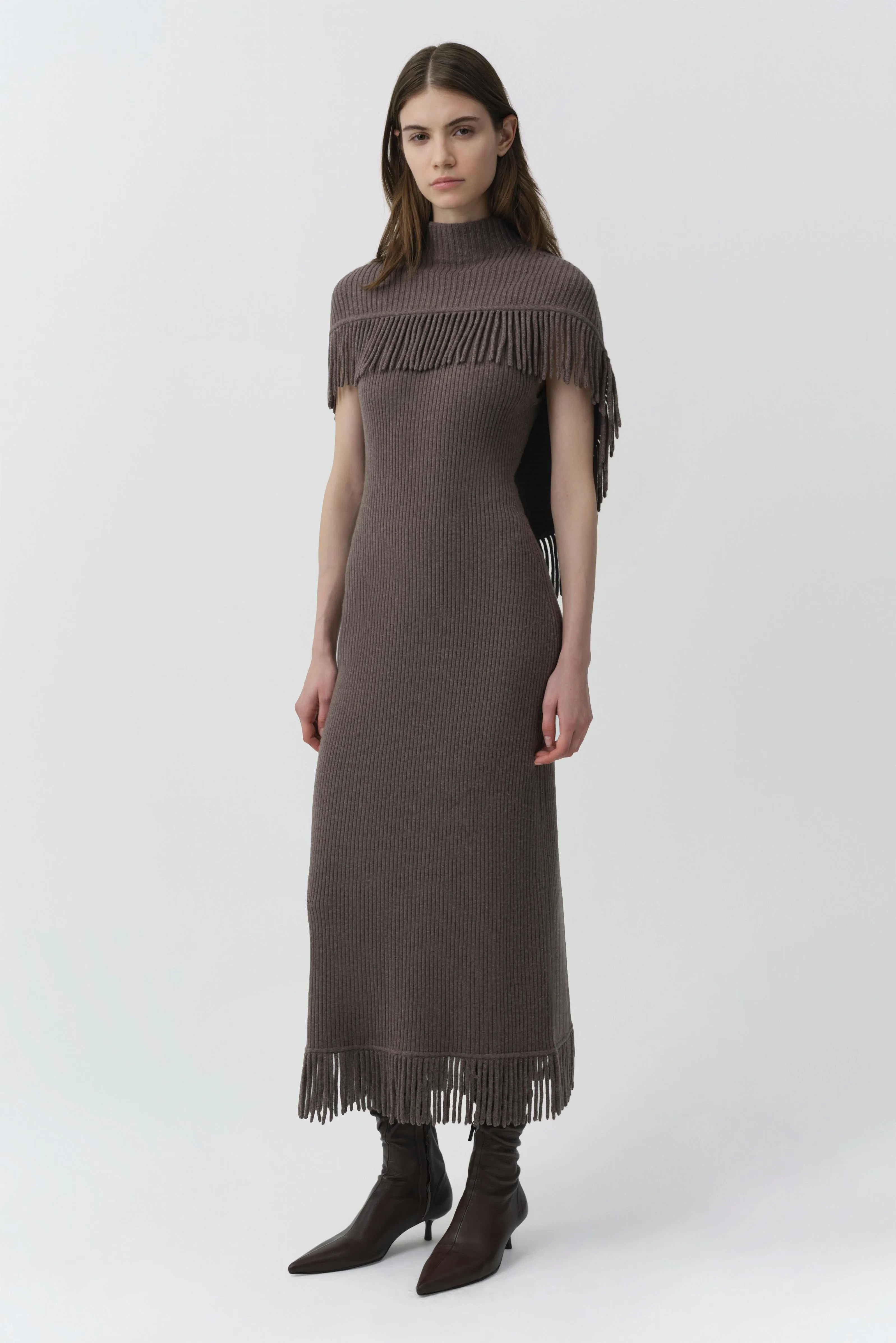 Jordan Knit Fringe Midi Dress sold by Simkhai product image thumbnail 4