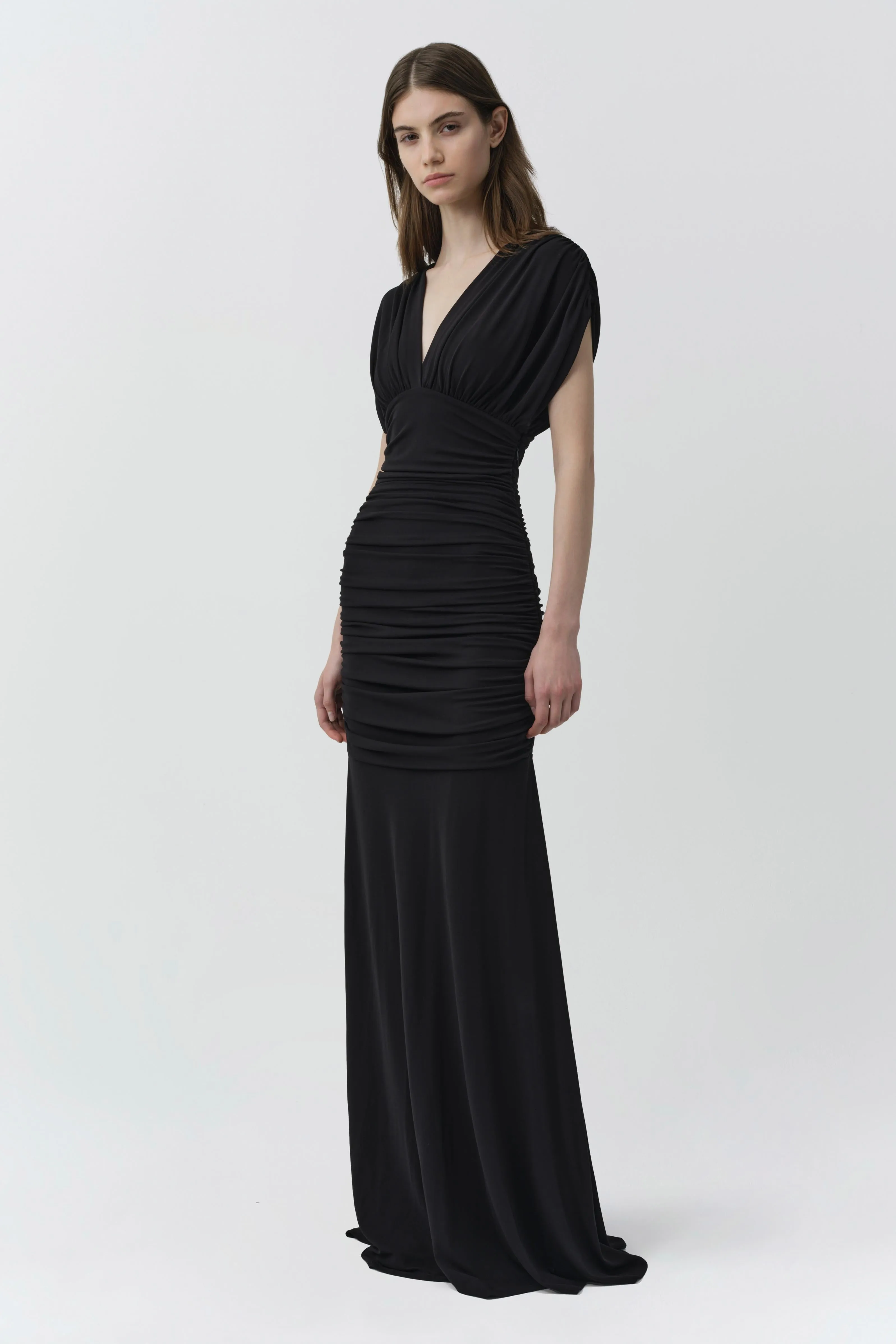 Norvelle Draped Jersey Gown sold by Simkhai product image thumbnail 4