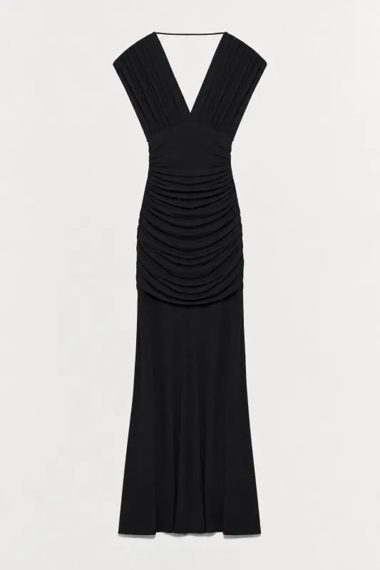 Norvelle Draped Jersey Gown made by Simkhai