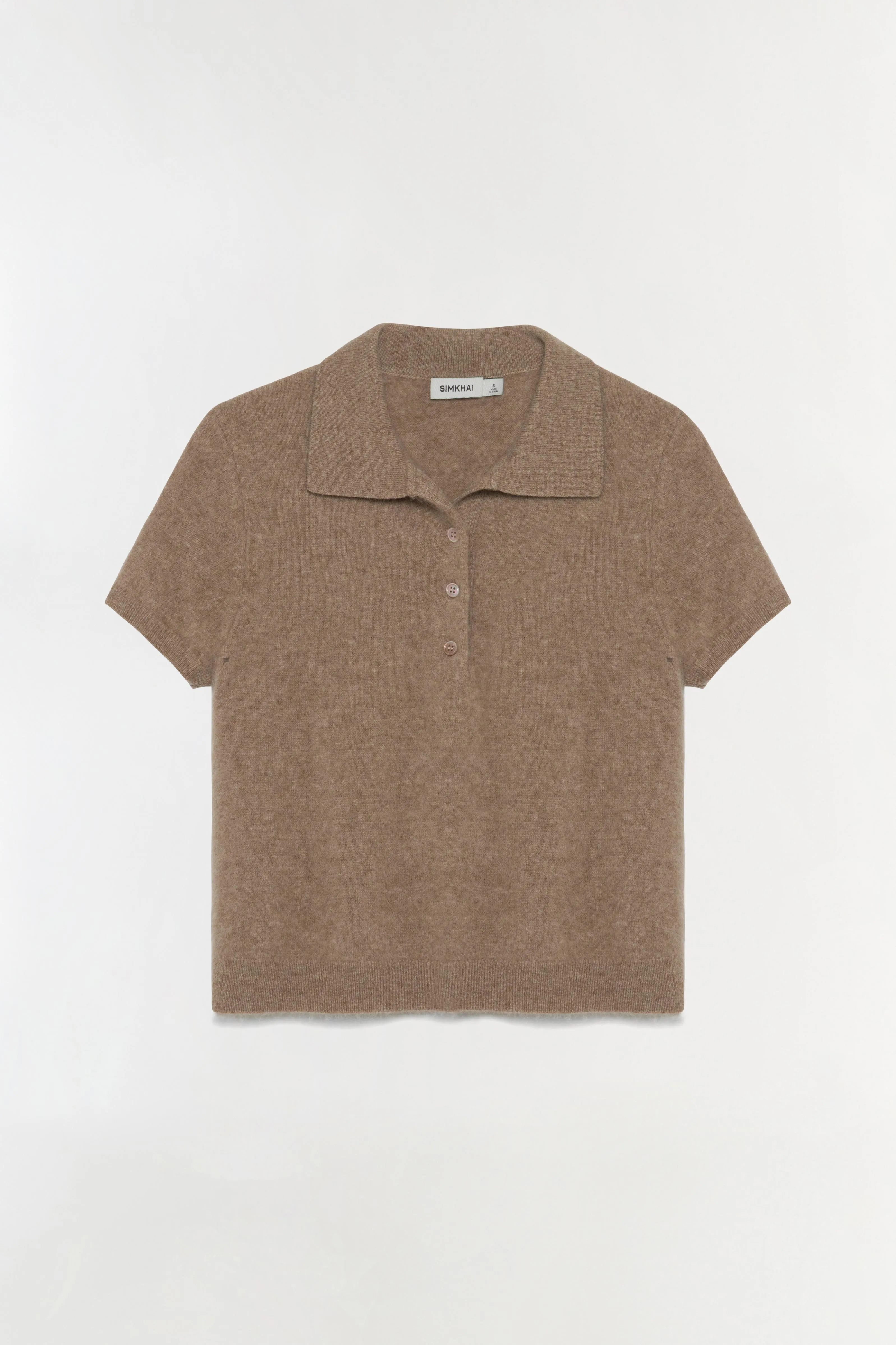 Ivy Brushed Knit Polo sold by Simkhai